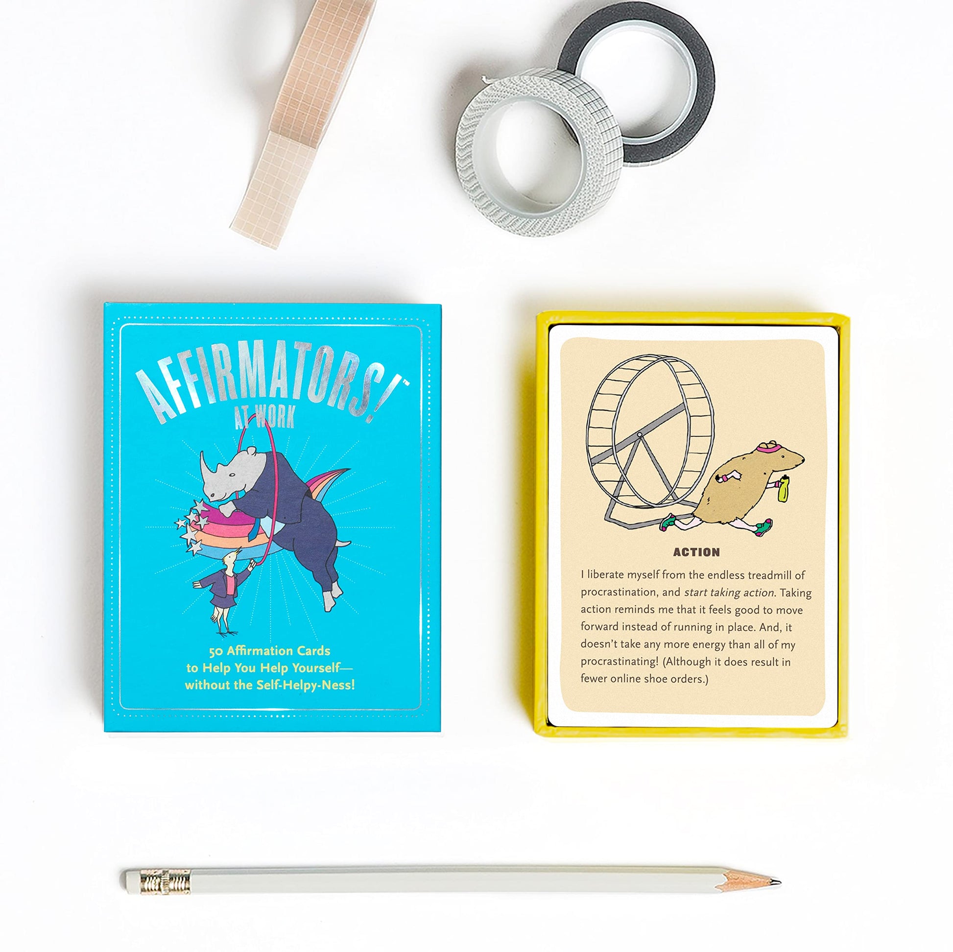 Affirmators! at Work Deck: 50 Affirmation Cards to Help You Help Yourself - Without the Self-helpy-ness! used book depot