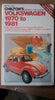 Chiltons Repair and Tune Up Guide, Volkswagen 1970 to 1981 Chilton Book Company; Freeman, Kerry A; Rivele, Richard J and Ealey, Lance A