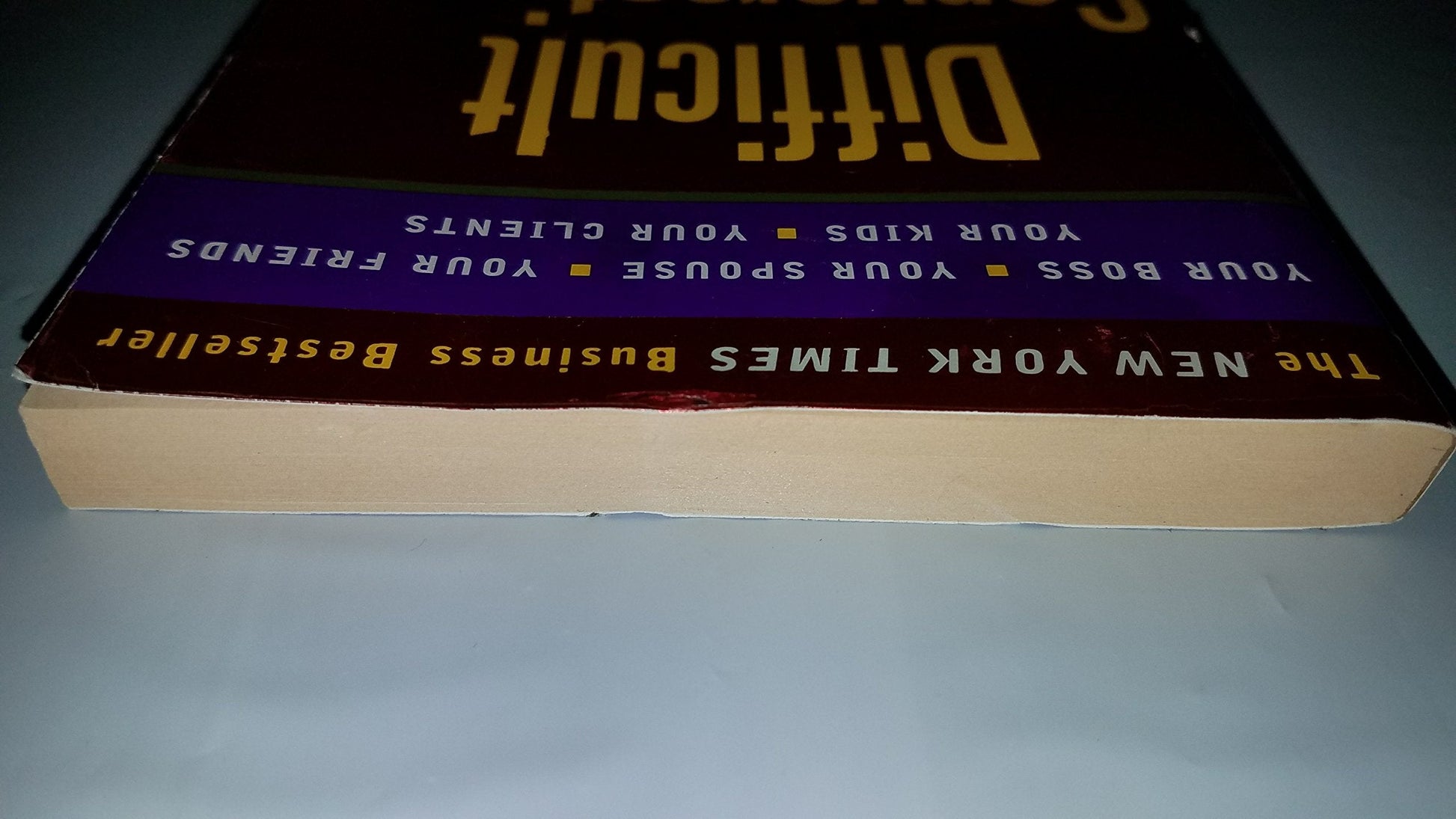 Difficult Conversations: How to Discuss What Matters Most used book depot