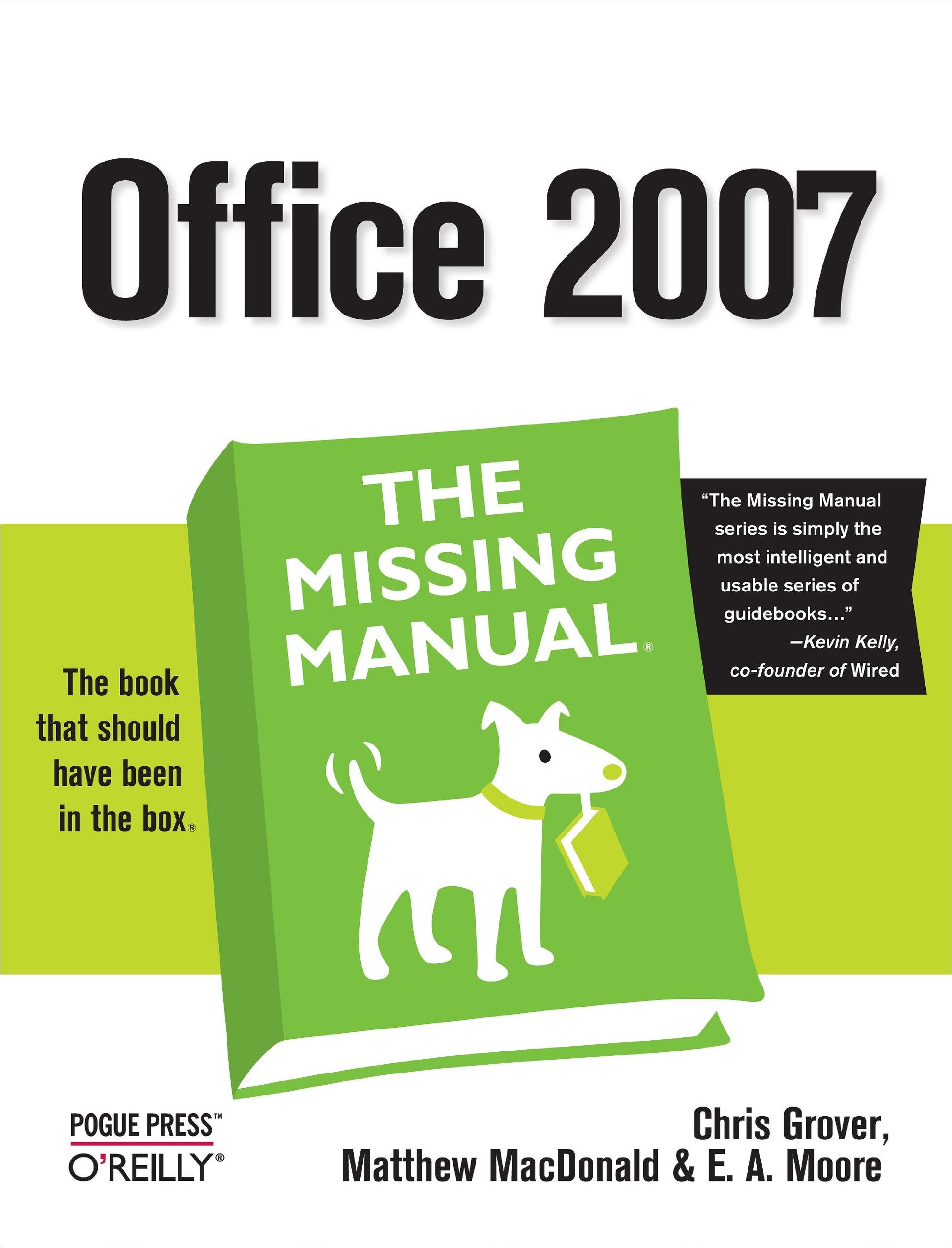 Office 2007: The Missing Manual used book depot