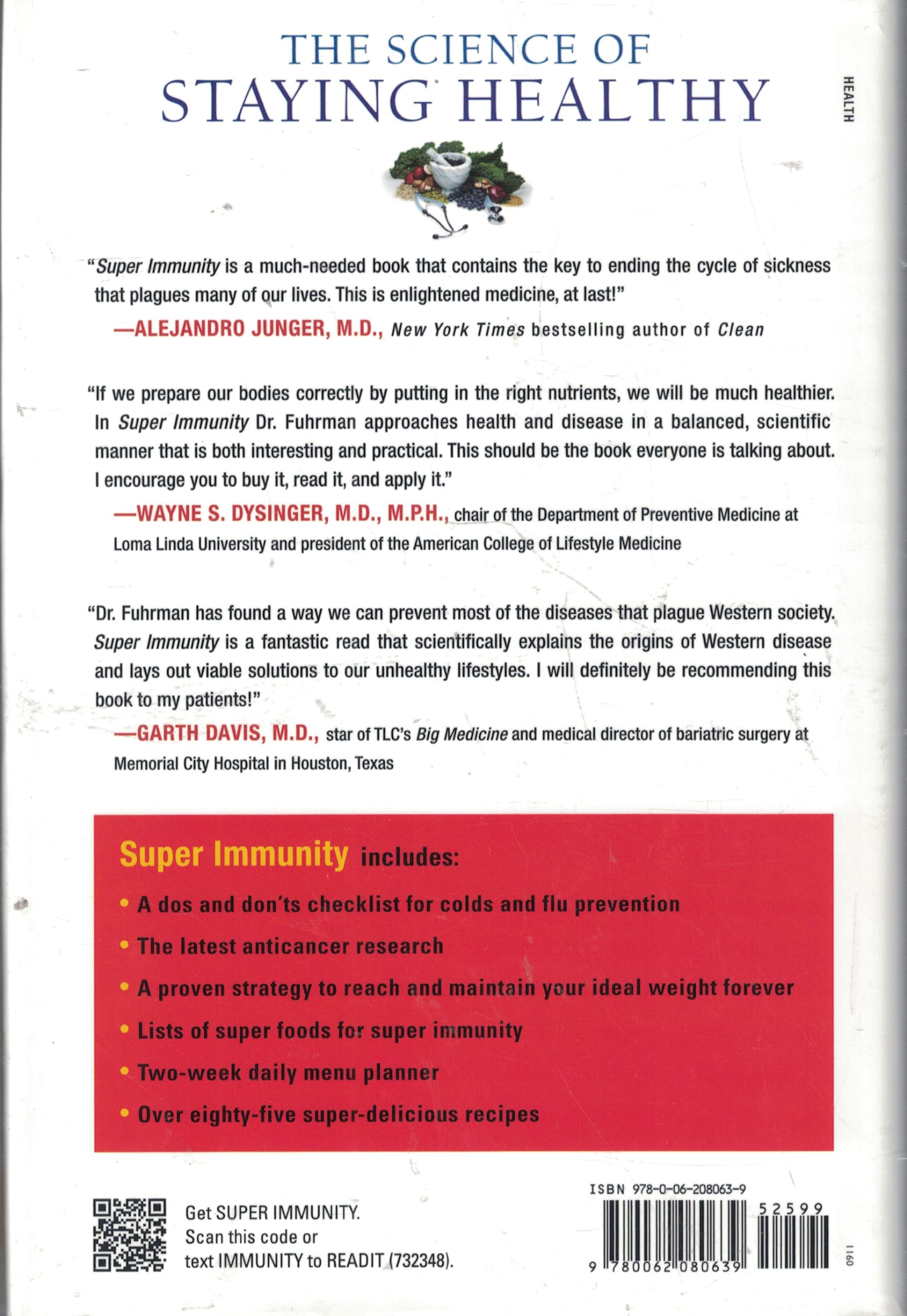 Super Immunity: A Comprehensive Nutritional Guide for a Healthier Life, Featuring a Two-Week Meal Plan, 85 Immunity-Boosting Recipes, and the Latest in Clinical and Nutritional Research (Eat used book depot