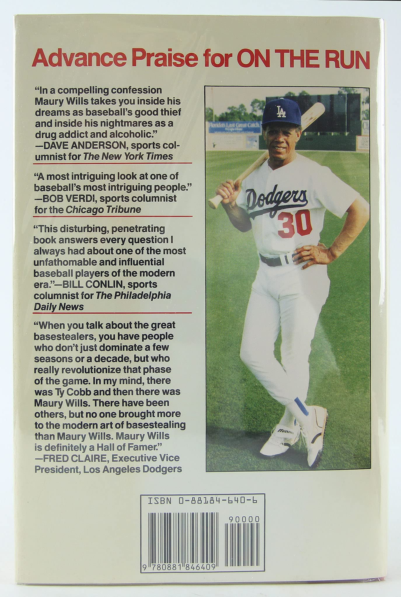On the Run: The Never Dull and Often Shocking Life of Maury Wills used book depot