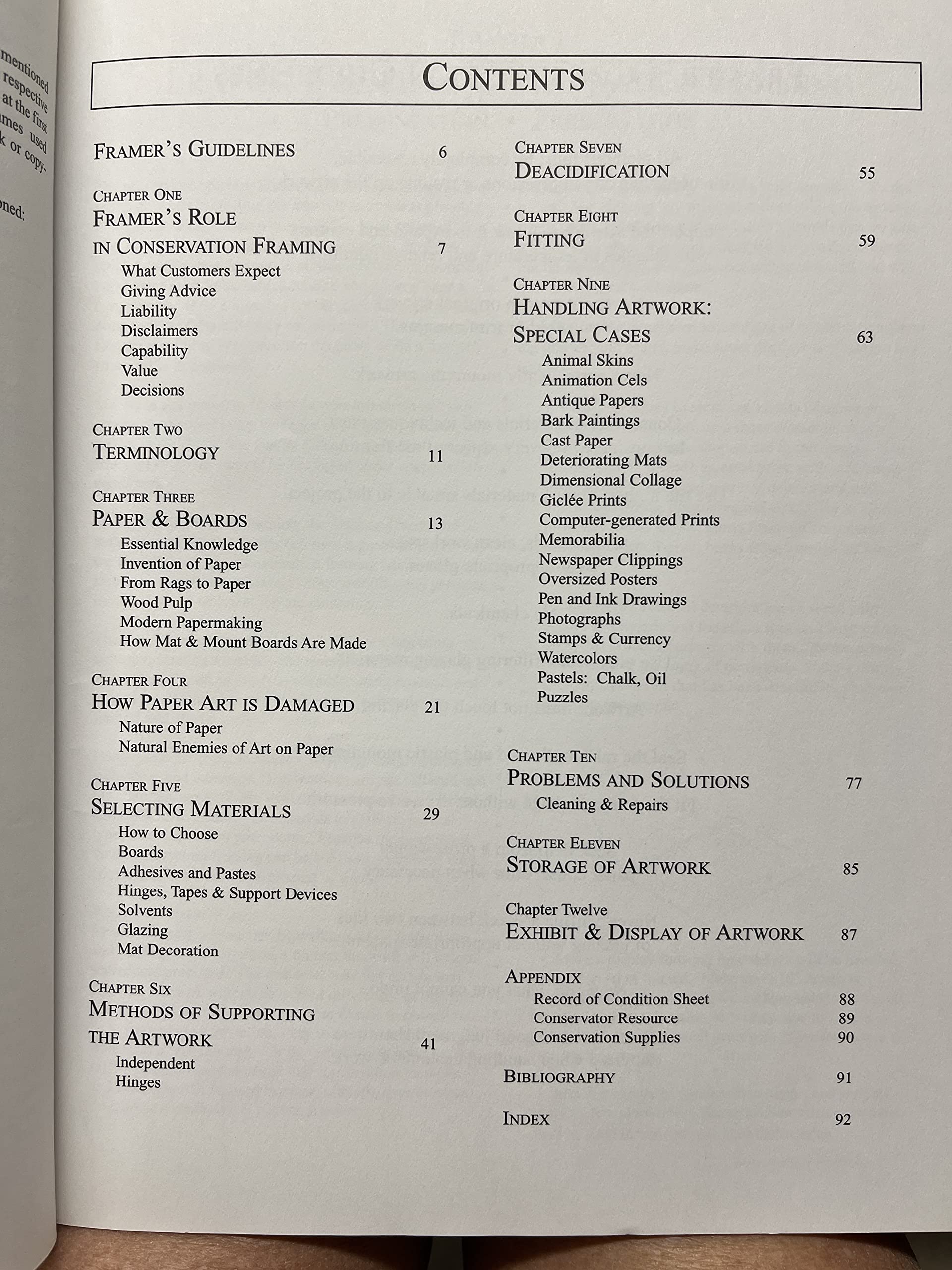 Conservation Framing (Library of the Professional Picture Framing, Vol 4) used book depot