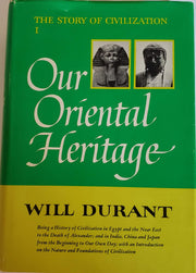 The Story of Civilization I, Our Oriental Heritage used book depot