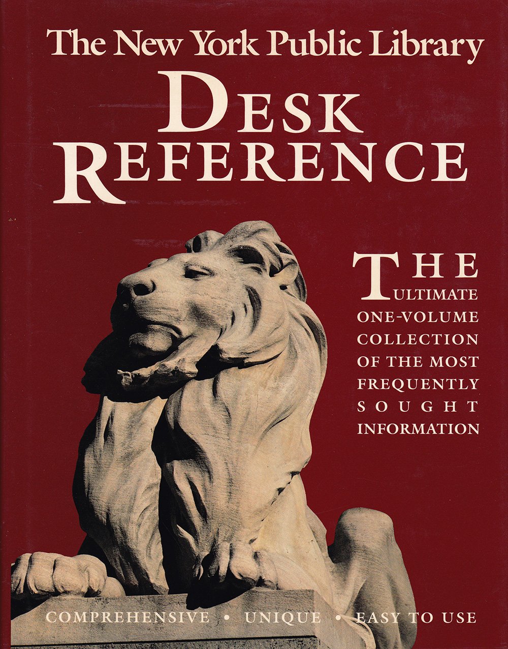 New York Public Library Desk Reference used book depot