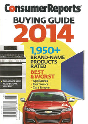 Consumer Reports Annual Buying Guide 2014 used book depot