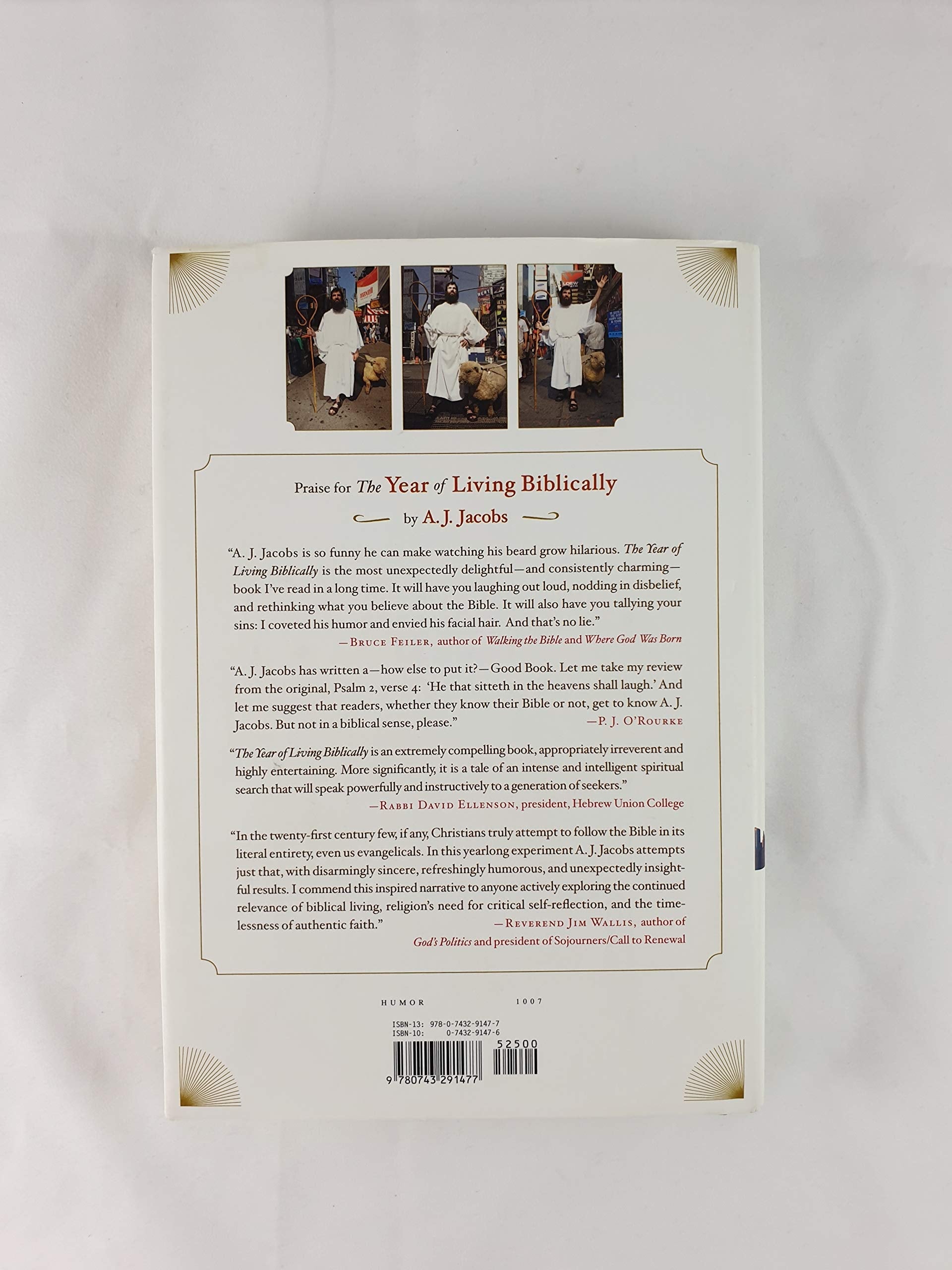 The Year of Living Biblically: One Man's Humble Quest to Follow the Bible as Literally as Possible used book depot