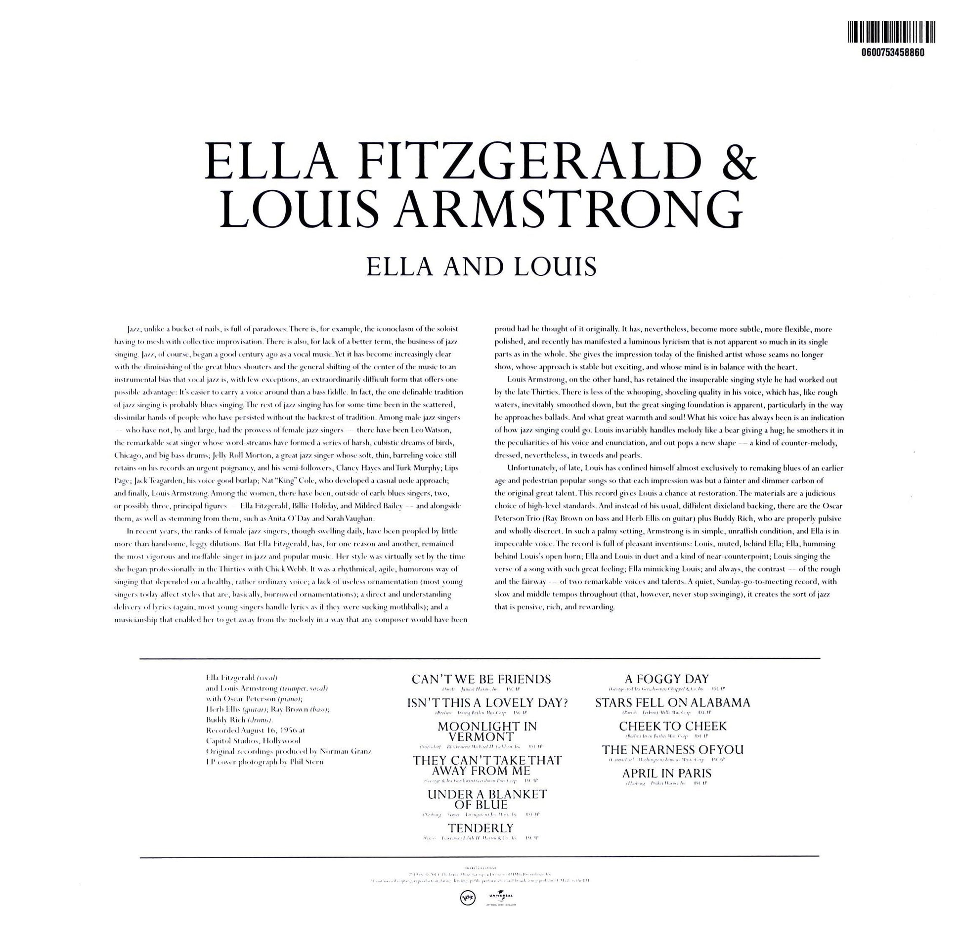 Ella And Louis [LP] used book depot