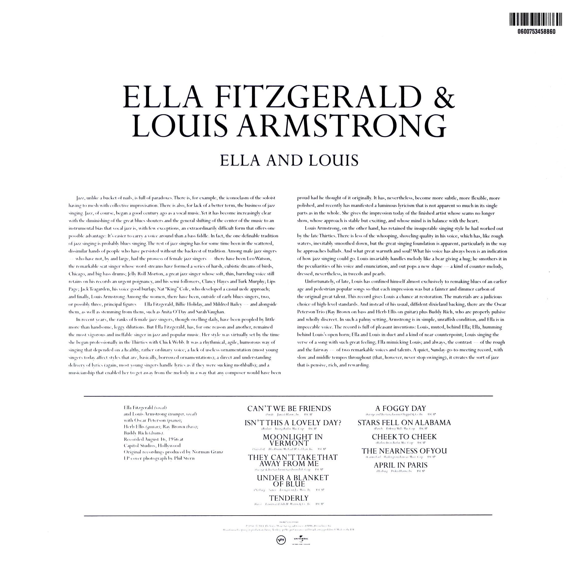 Ella And Louis [LP] used book depot