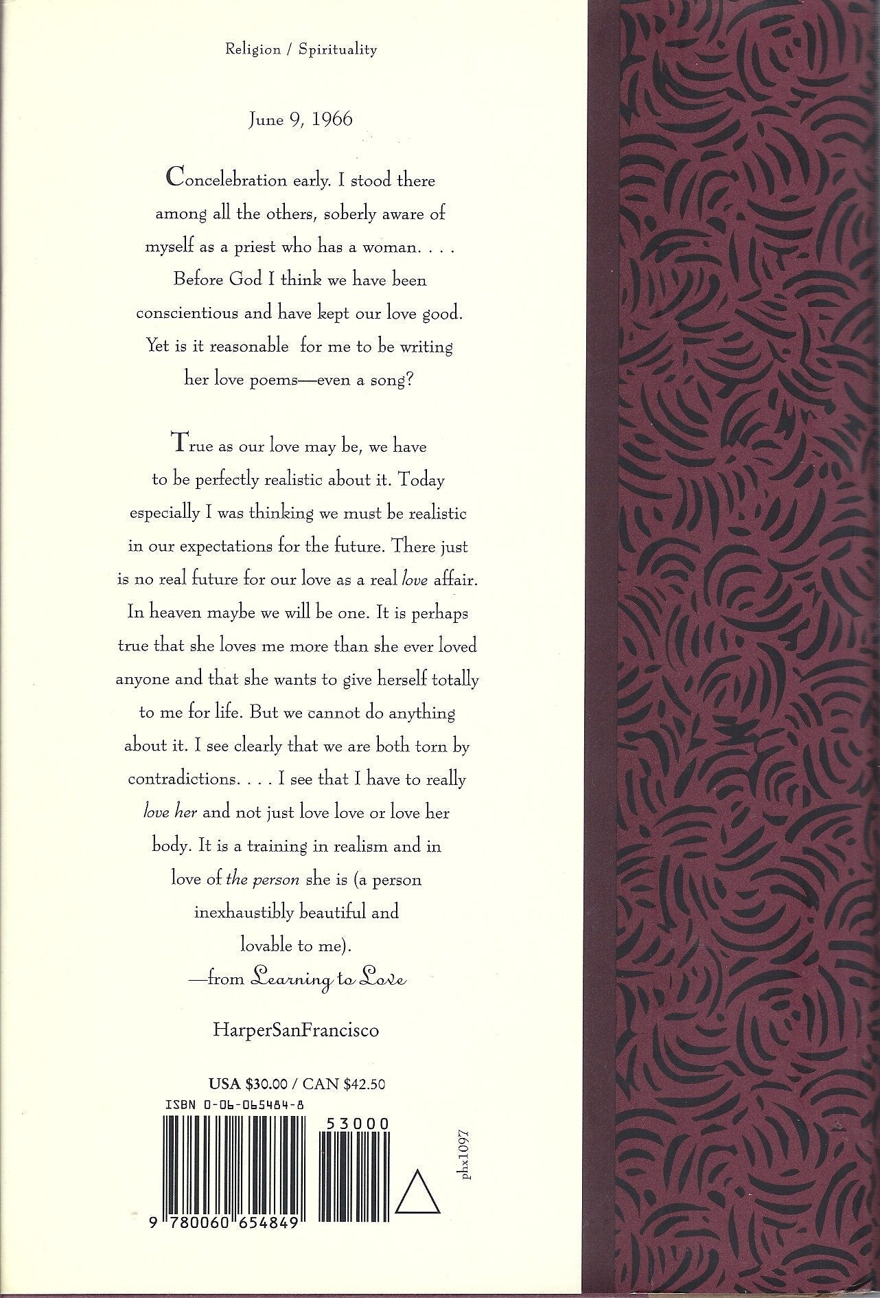 Learning to Love: Exploring Solitude and Freedom- The Journal of Thomas Merton, Vol. 6 used book depot
