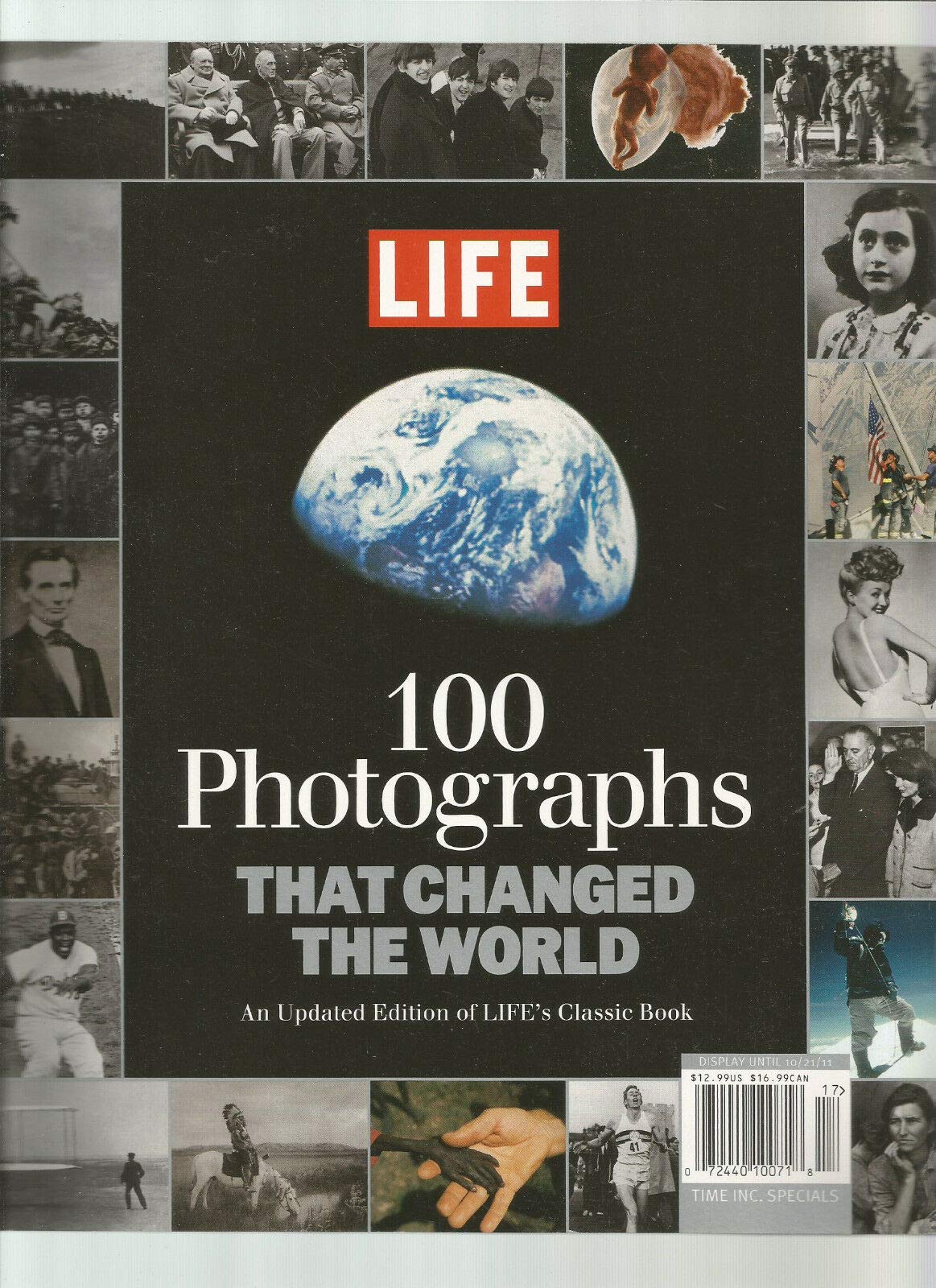 LIFE MAGAZINE 100 PHOTOGRAPHS THAT CHANGED TO WORLD 2011 Product used book depot