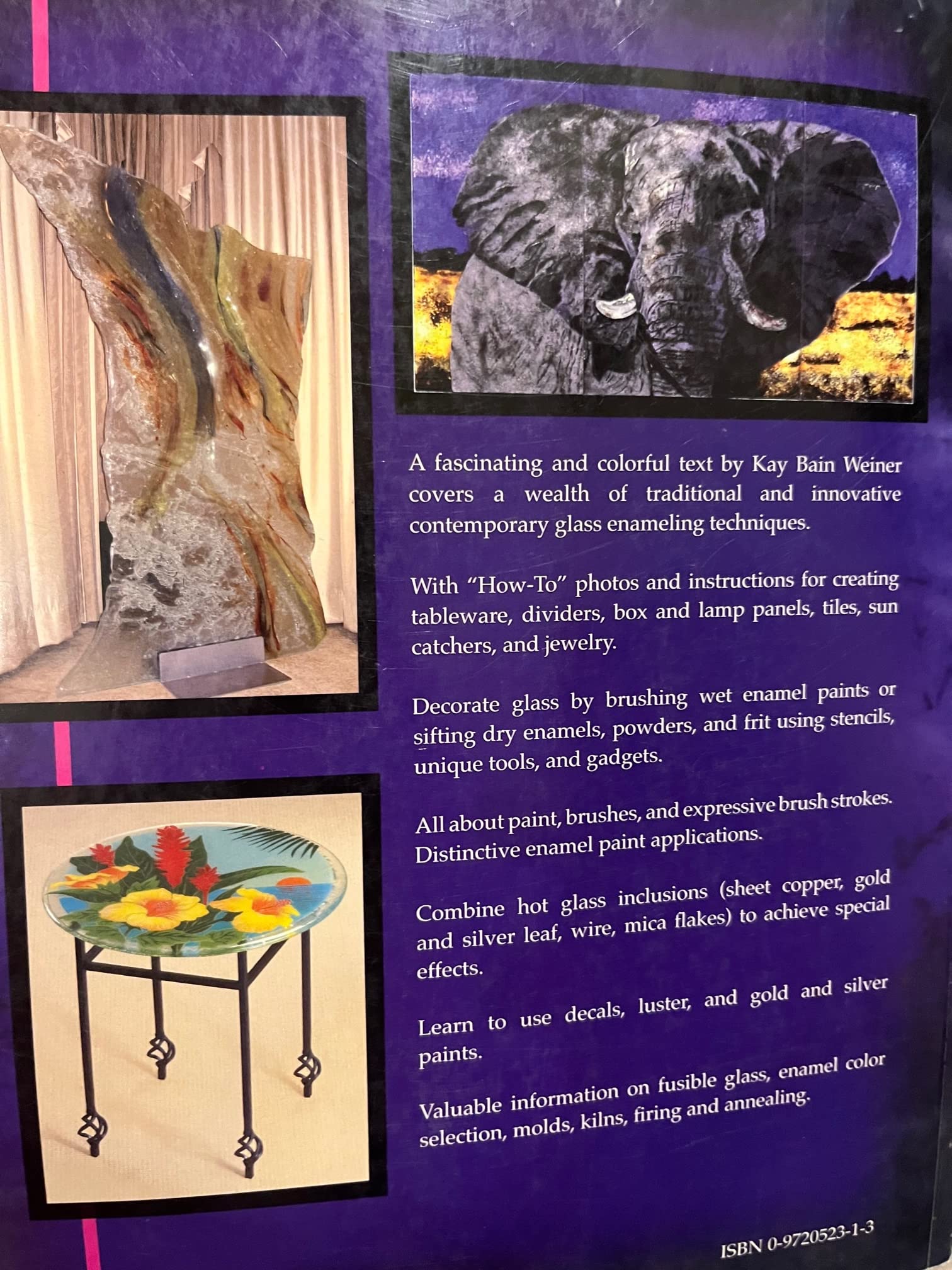 Contemporary Glass Enameling: Fusing with Powders, Paints, and Frit used book depot