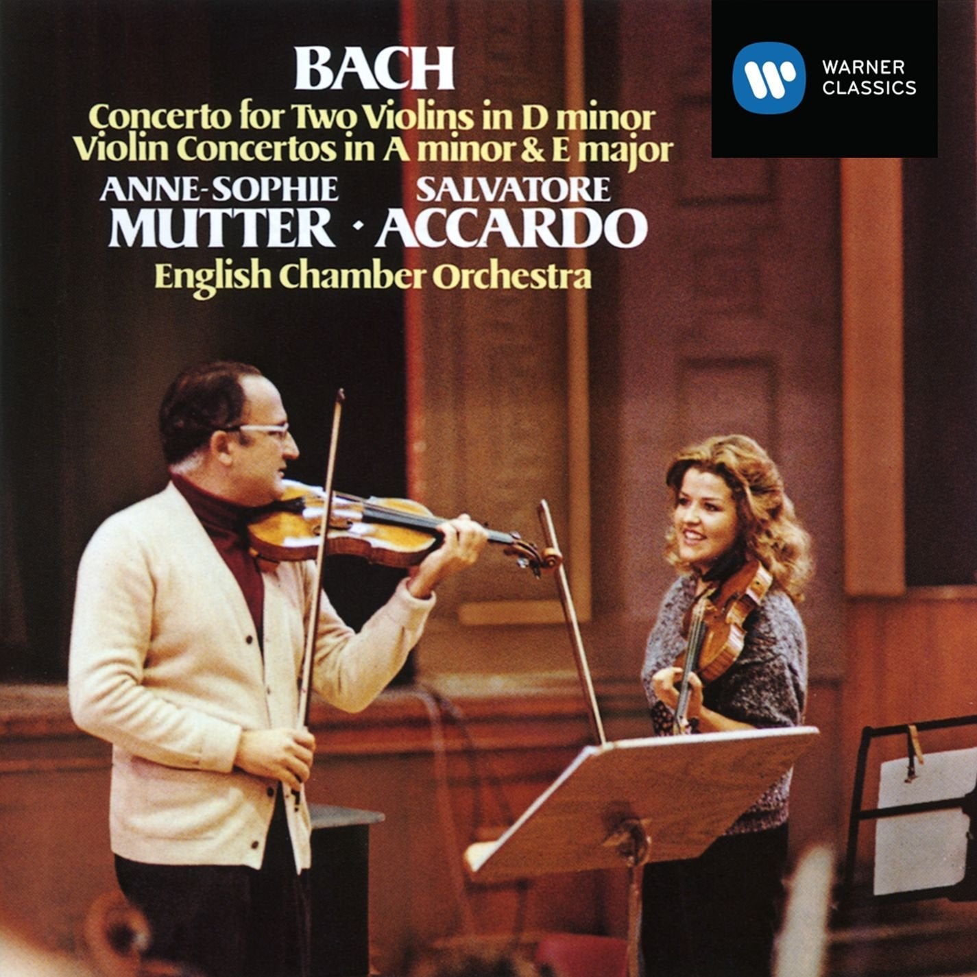 Bach: Violin Concertos in E major, D minor & A minor; Mutter, Accardo used book depot