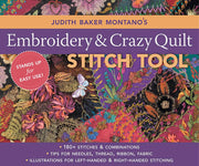 Judith Baker Montano's Embroidery & Craz: 180+ Stitches & Combinations Tips for Needles, Thread, Ribbon, Fabric Illustrations for Left-Handed & Right-Handed Stitching used book depot