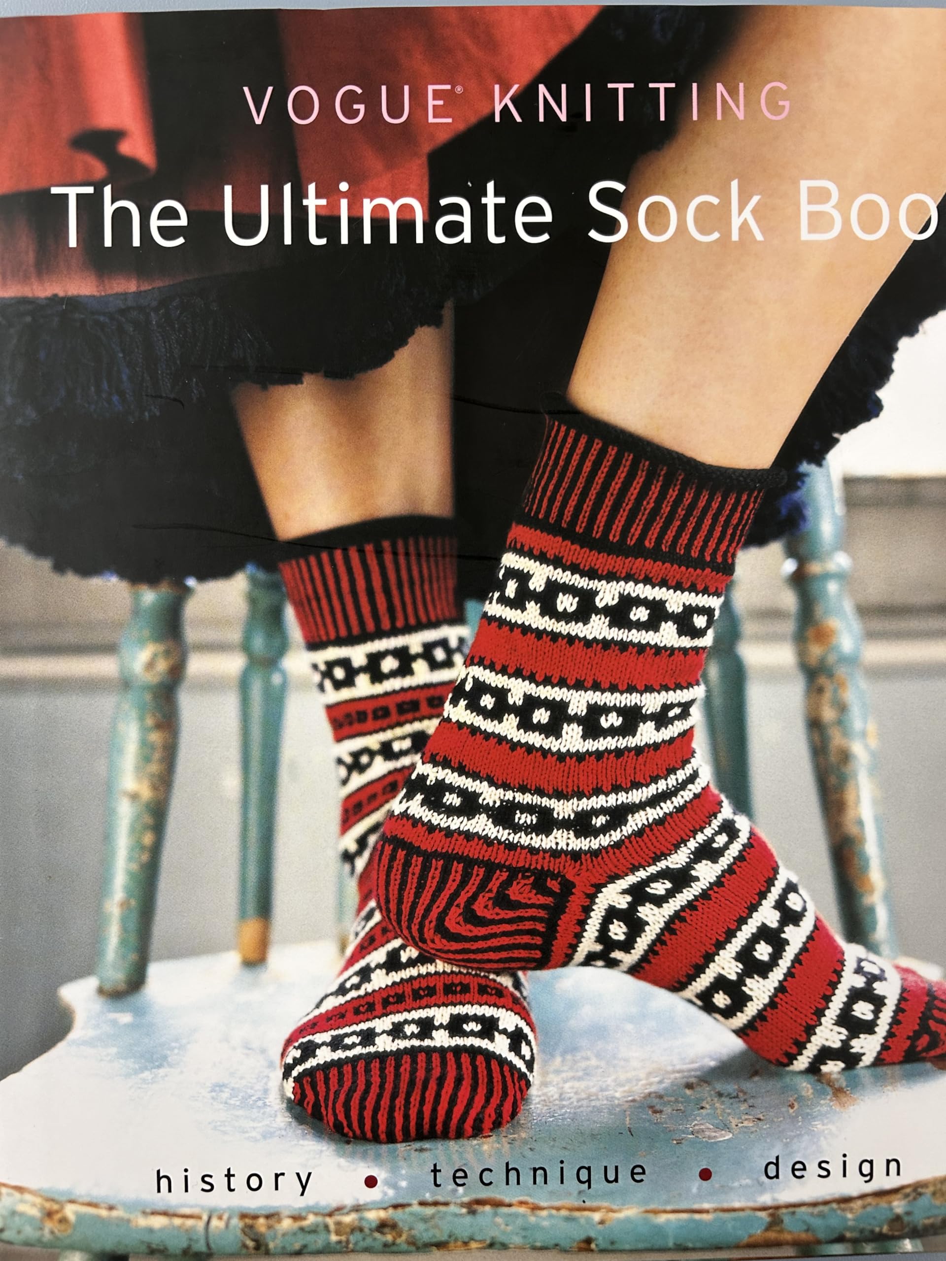 Vogue® Knitting The Ultimate Sock Book: History*Technique*Design used book depot