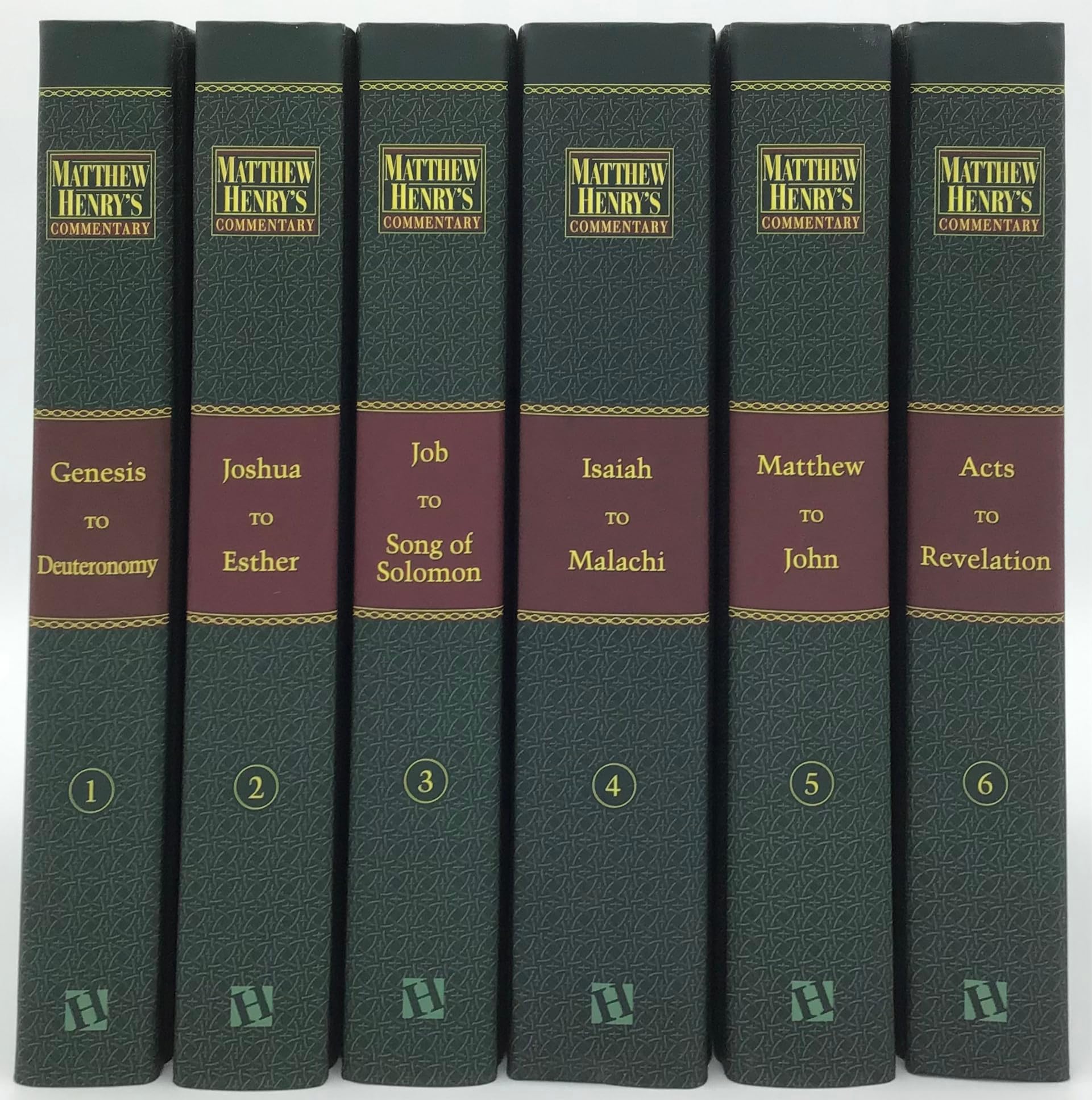 Matthew Henry's Commentary on the Whole Bible: New Modern Edition [6 volume - Set] used book depot