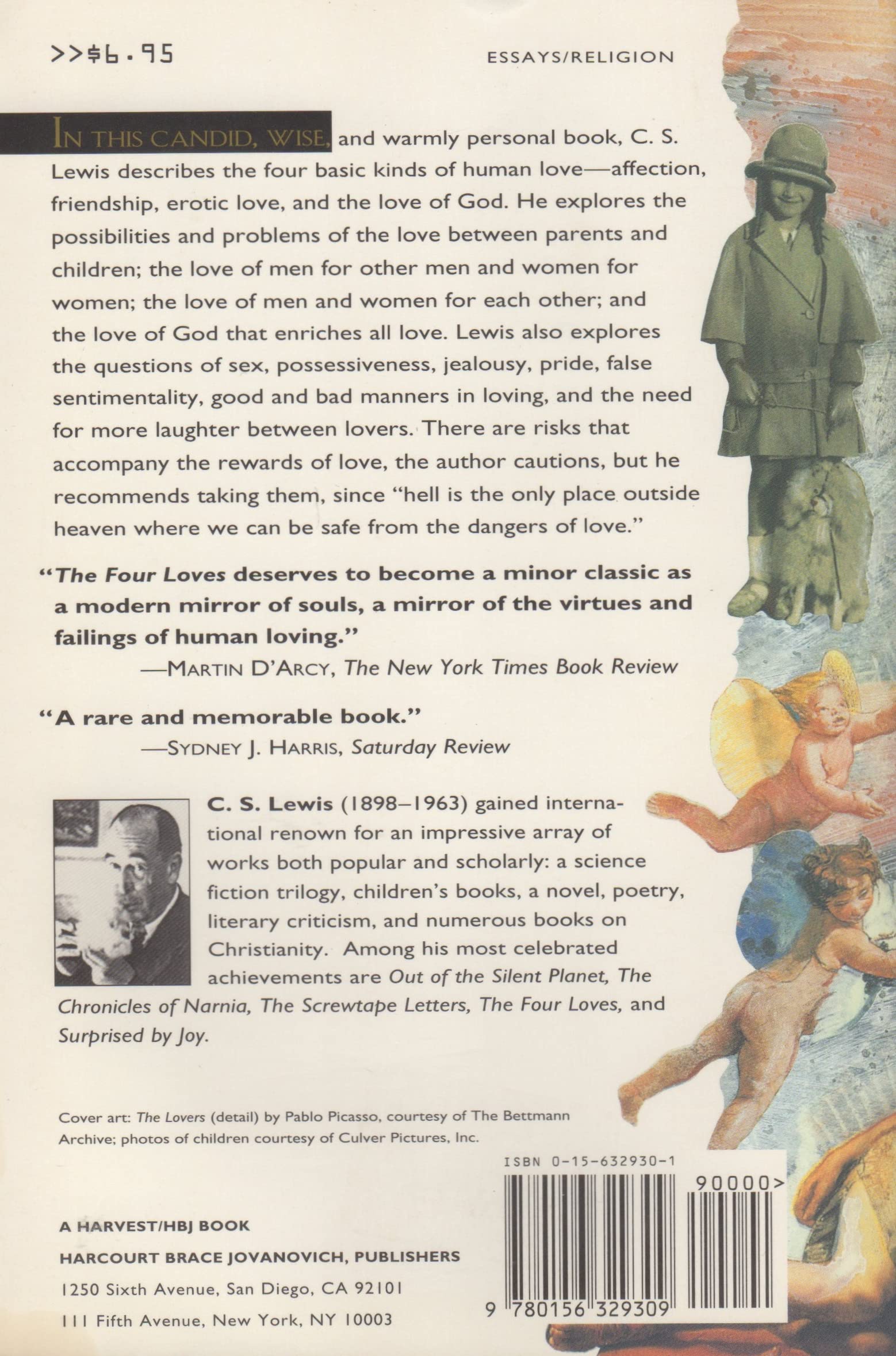 The Four Loves used book depot