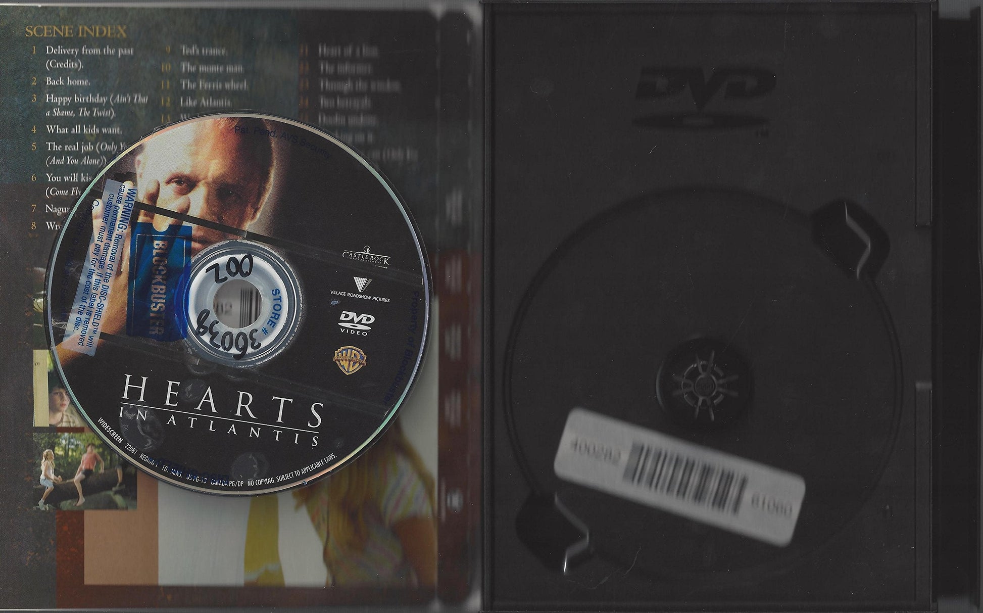 Hearts in Atlantis (DVD) used book depot