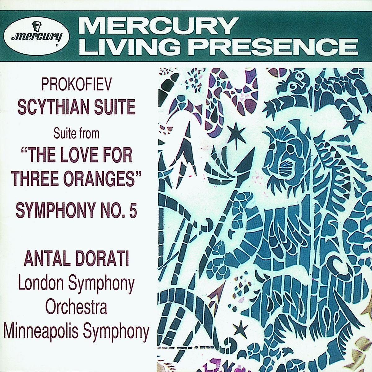 Prokofiev: Scythian Suite; Love for Three Oranges Suite; Symphony No. 5 used book depot