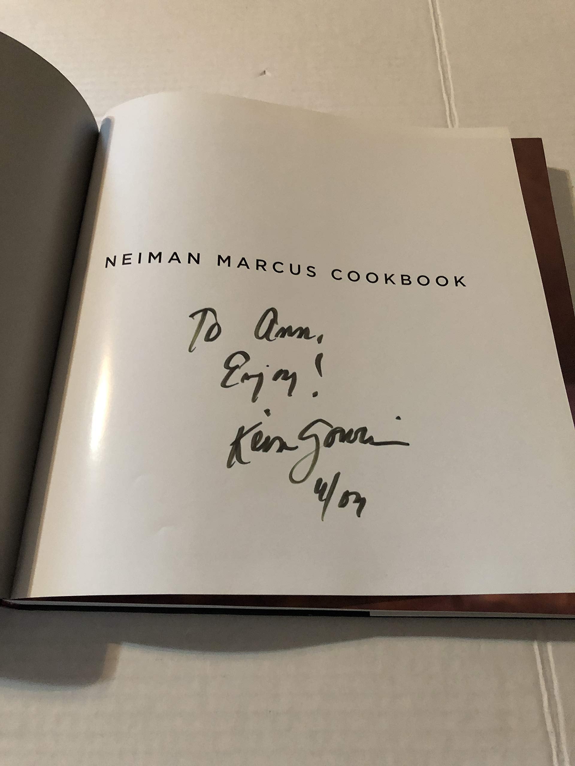 Neiman Marcus Cookbook used book depot