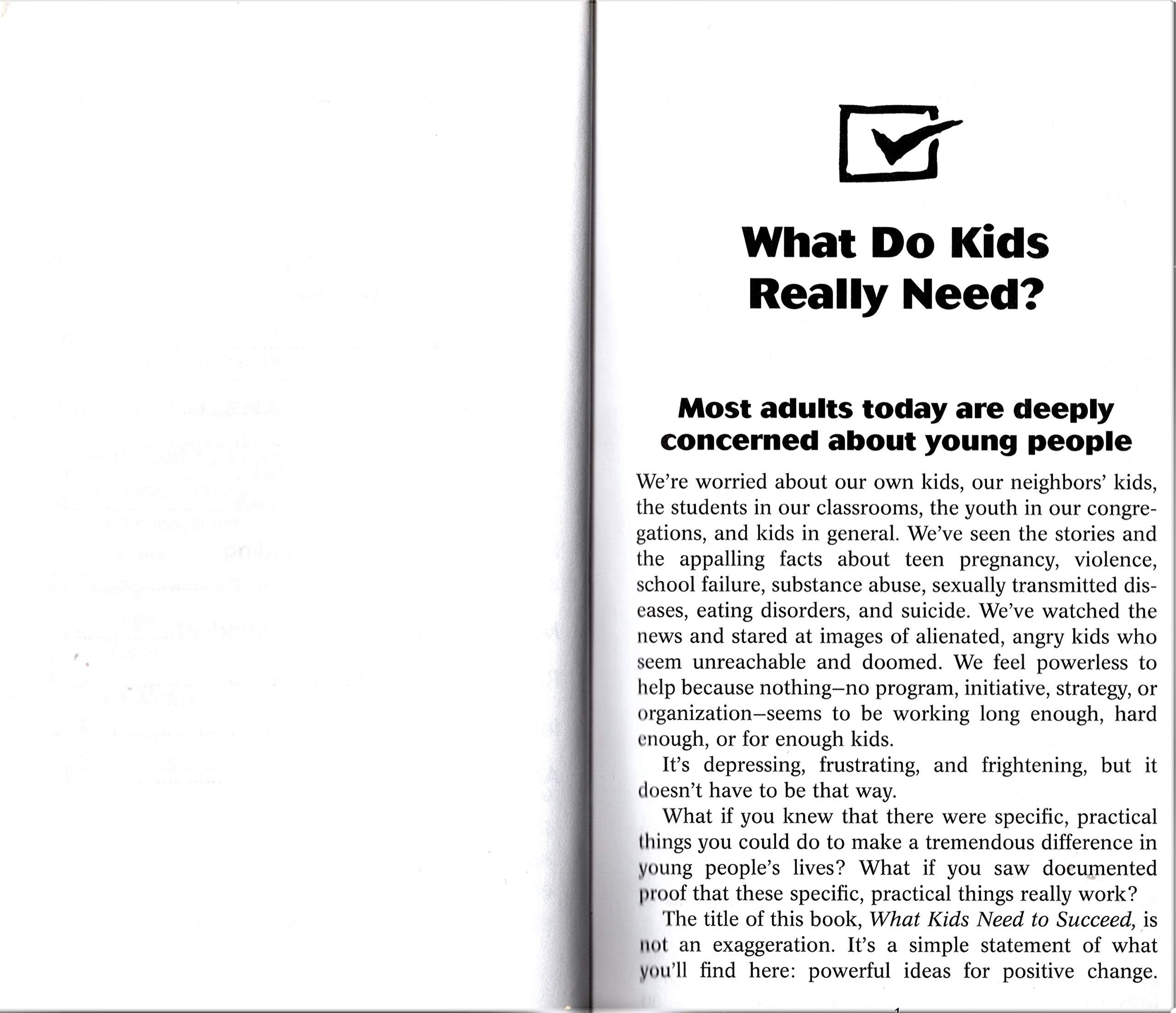 What Kids Need to Succeed: Proven, Practical Ways to Raise Good Kids used book depot