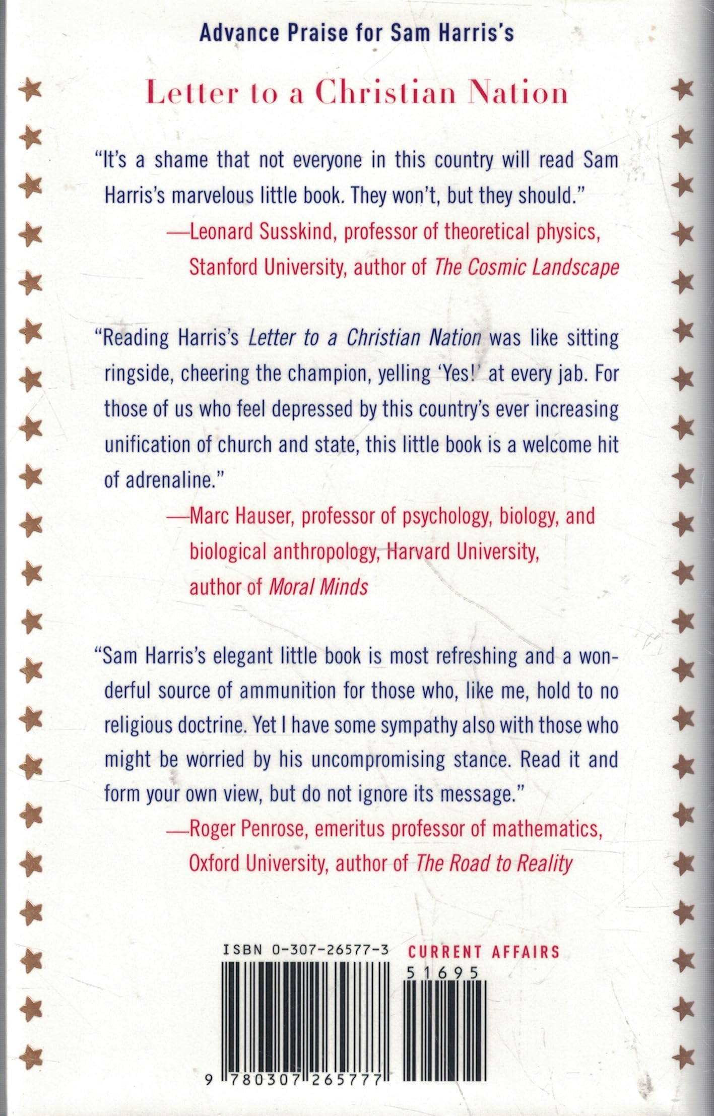 Letter to a Christian Nation used book depot