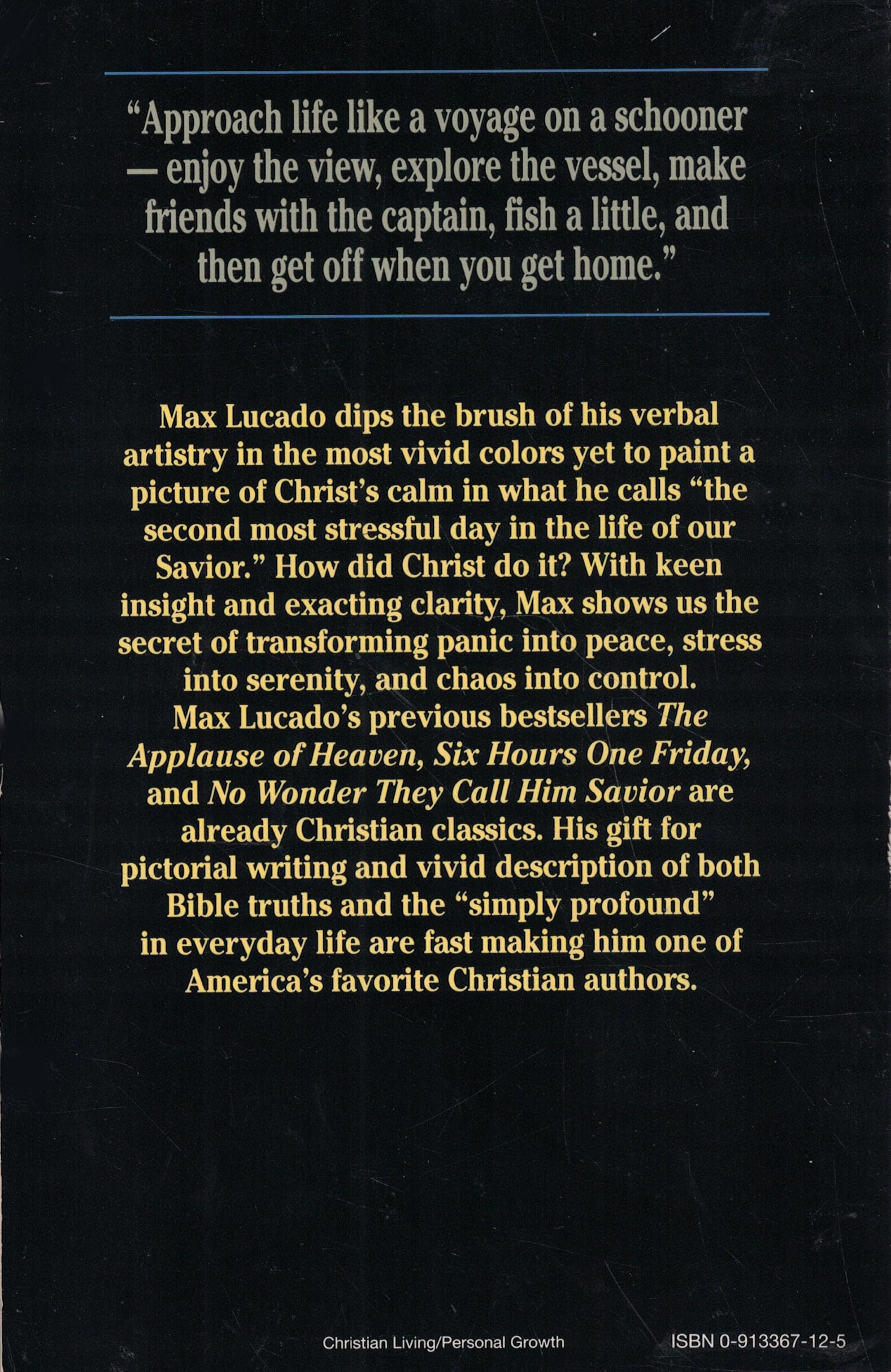 In the Eye of the Storm: A Day in the Life of Jesus used book depot