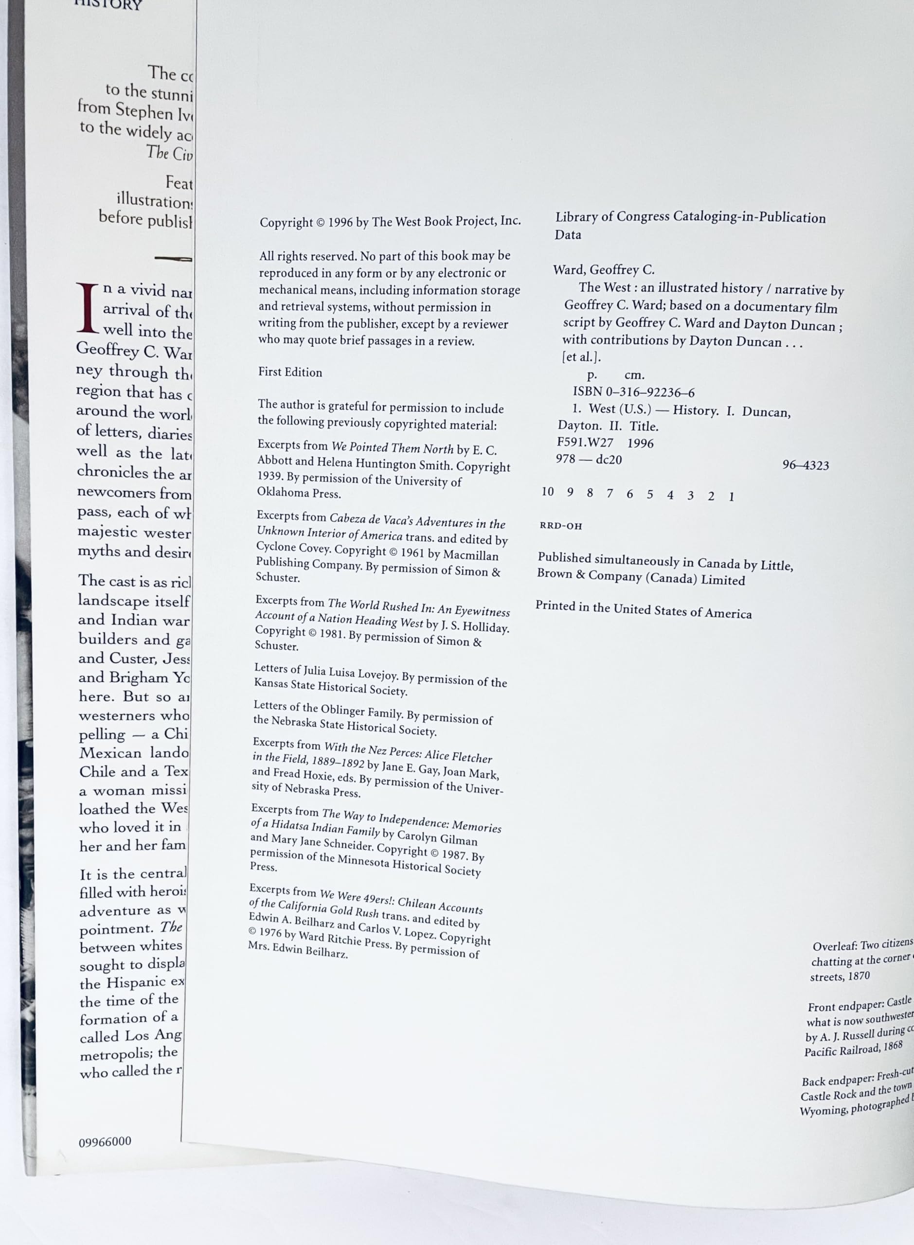 The West: An Illustrated History