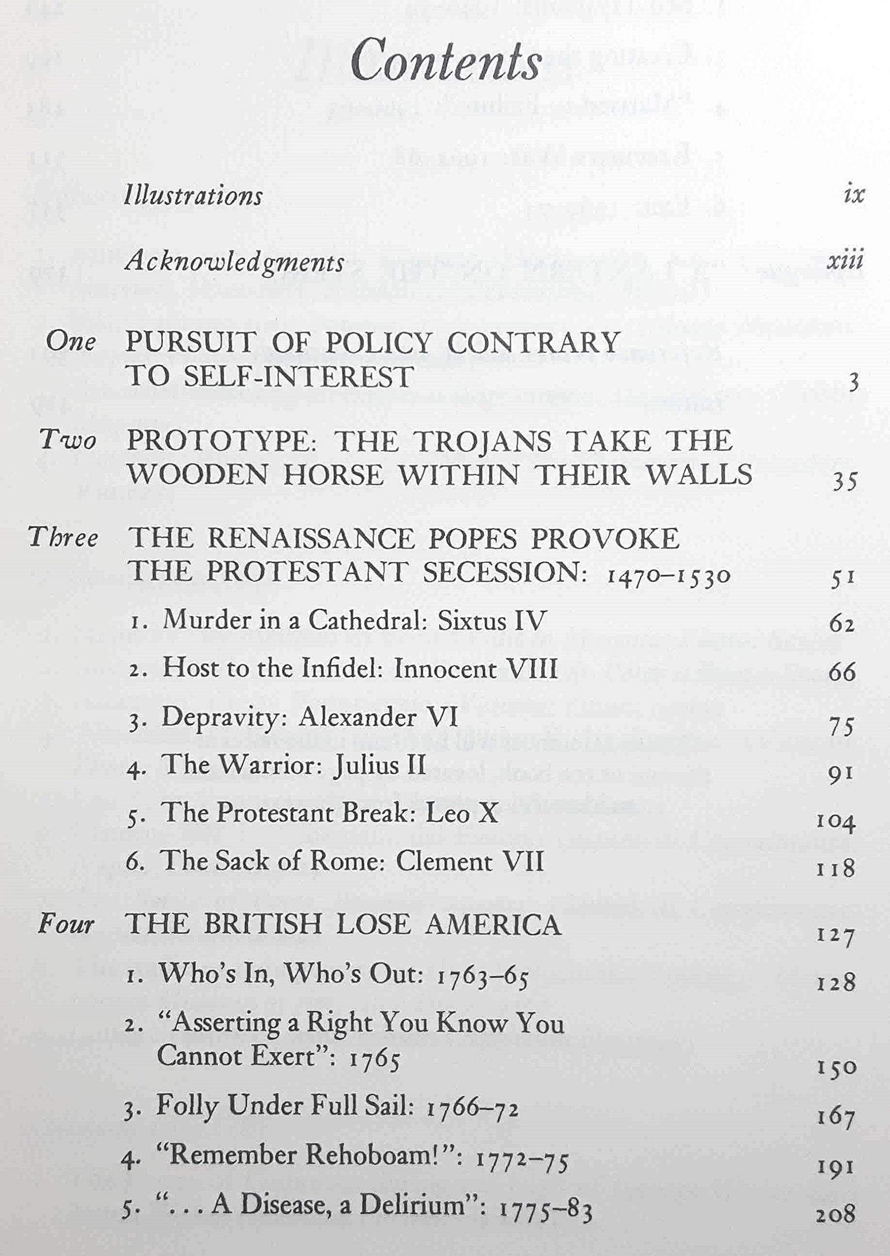 The March of Folly: From Troy to Vietnam