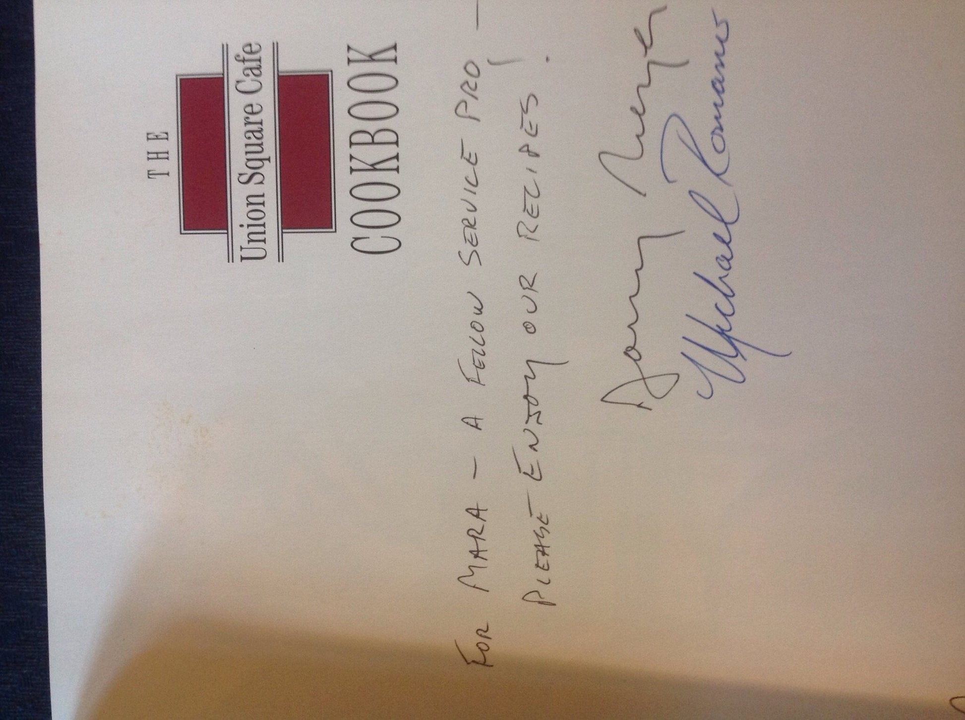 The Union Square Cafe Cookbook: 160 Favorite Recipes from New York's Acclaimed Restaurant used book depot