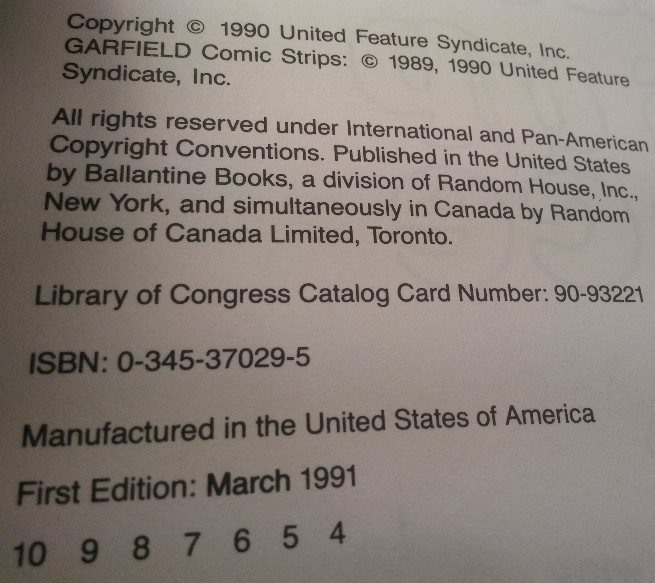 Garfield Takes Up Space: His 20th Book used book depot