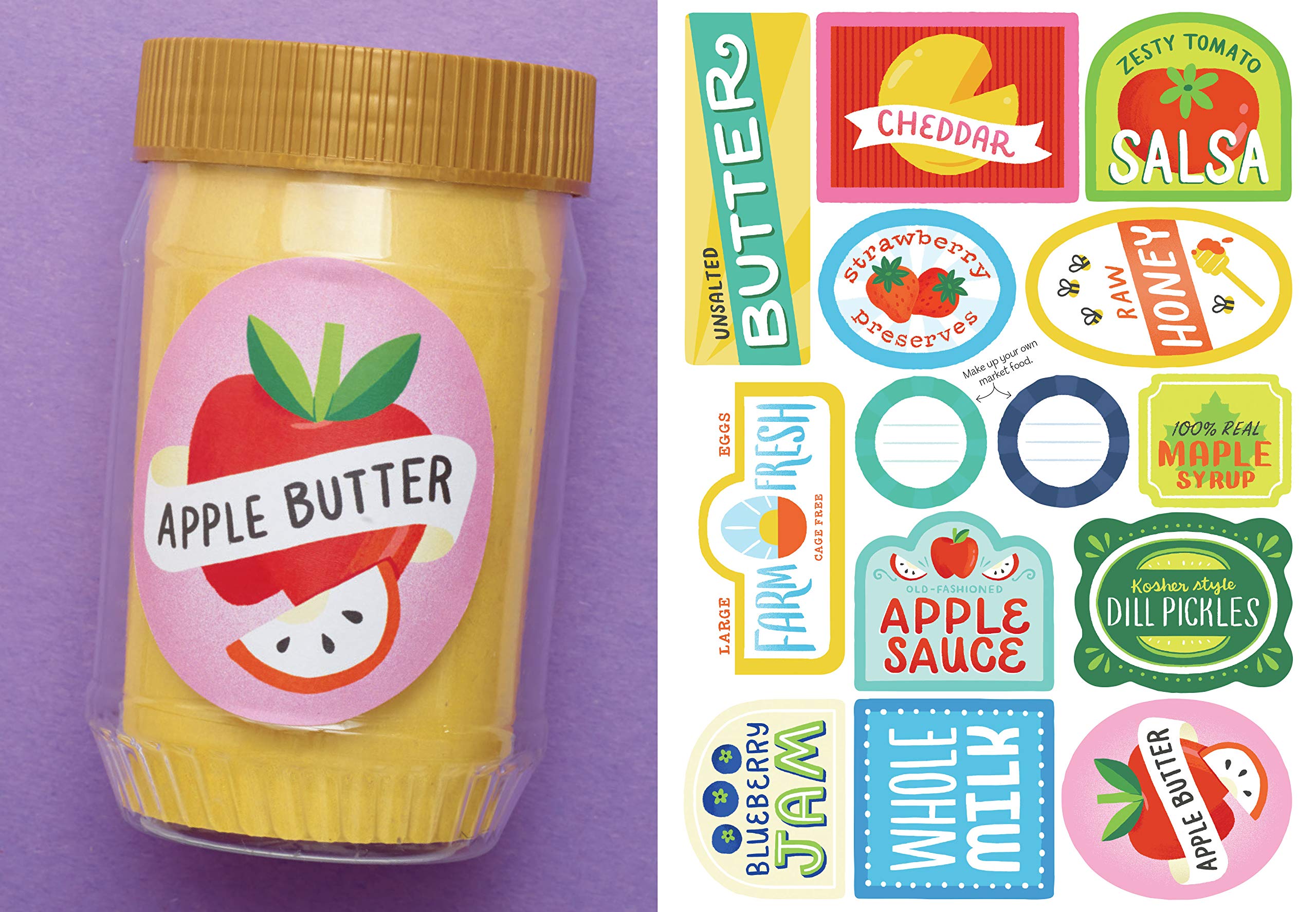 Farmers Market Create-and-Play Activity Book: 100 Stickers + Games, Crafts & Fun! used book depot
