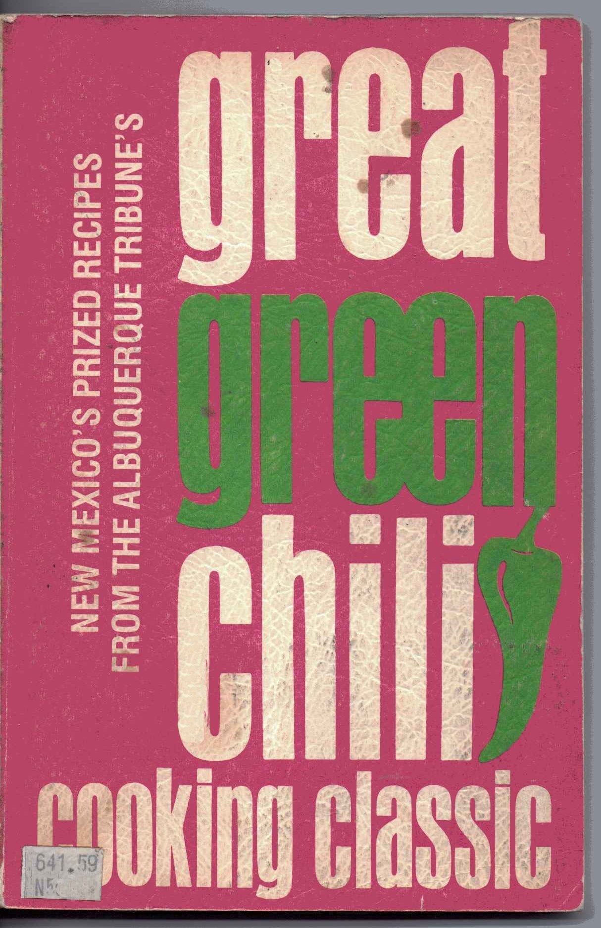 Great Green Chili Cooking Classic used book depot