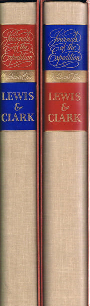 JOURNALS OF THE EXPEDITION UNDER THE COMMAND OF CAPTAINS LEWIS AND CLARK (VOLUME 1 & VOLUME 2, EACH IN VG SLIPCASE) used book depot