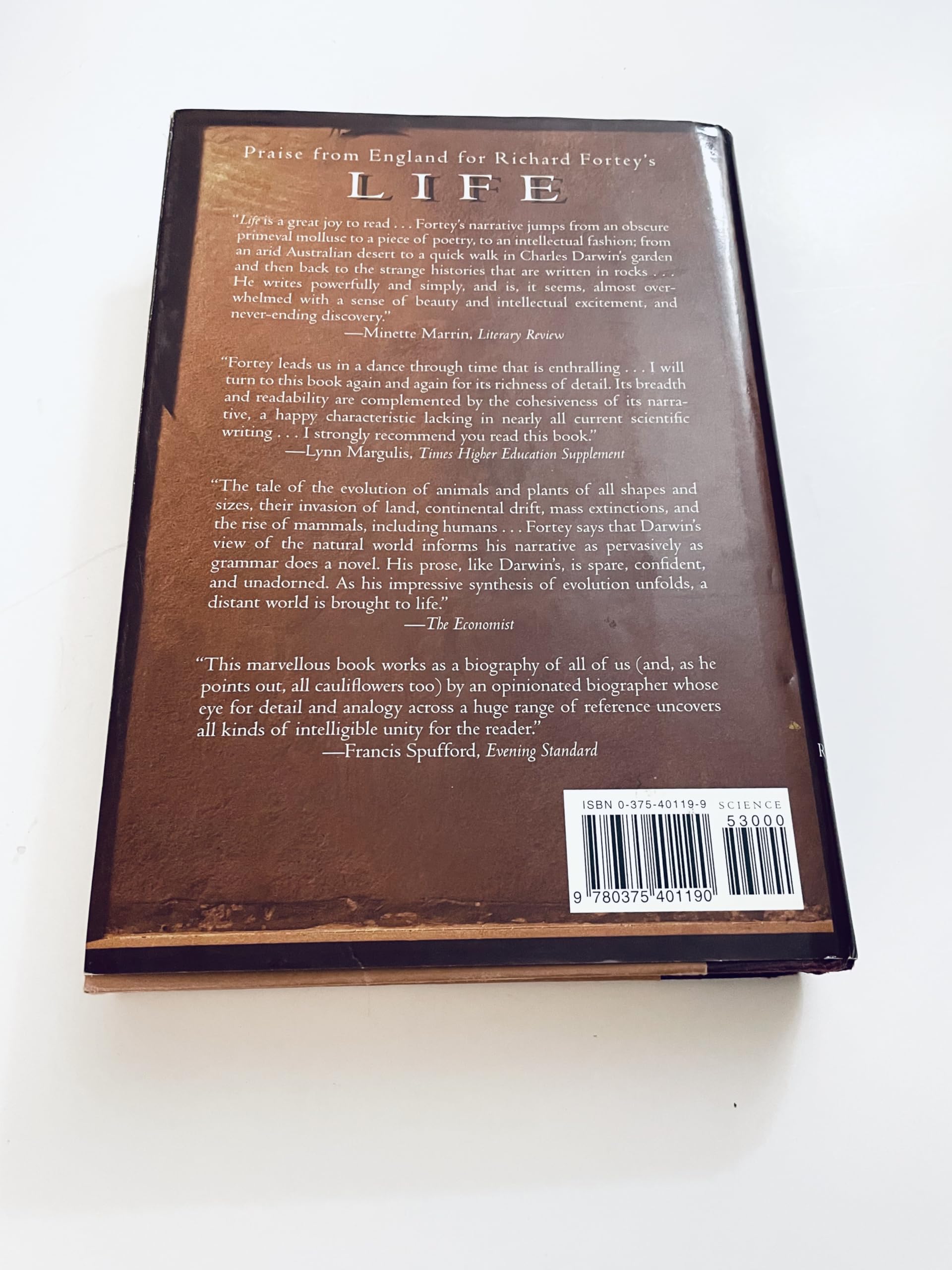 Life: A Natural History of the First Four Billion Years of Life on Earth used book depot