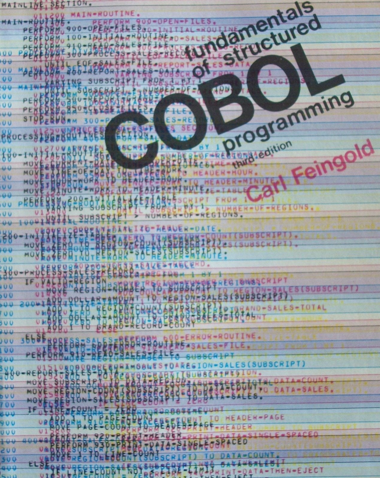 Fundamentals of structured COBOL programming used book depot