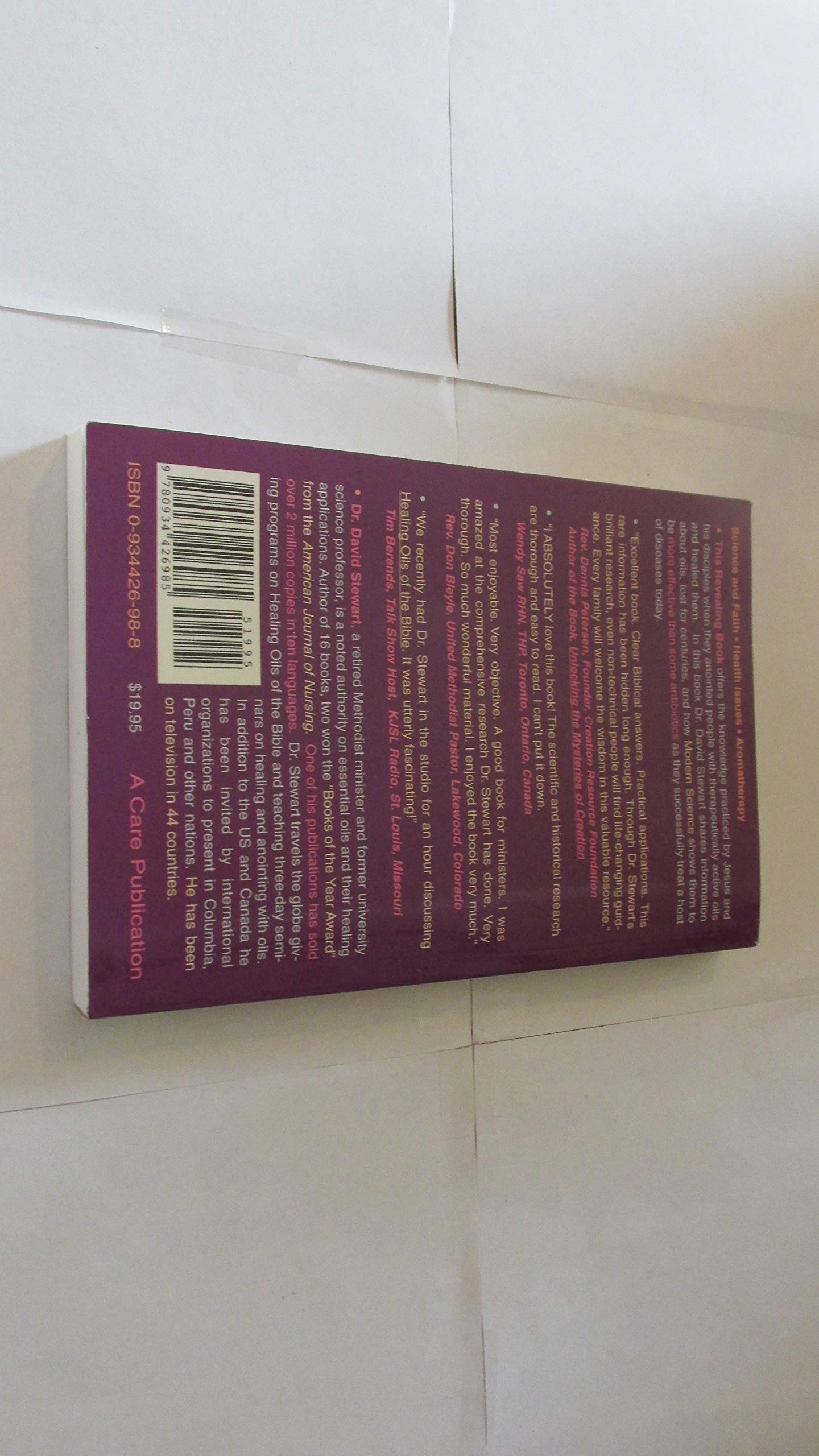 Healing Oils of the Bible used book depot