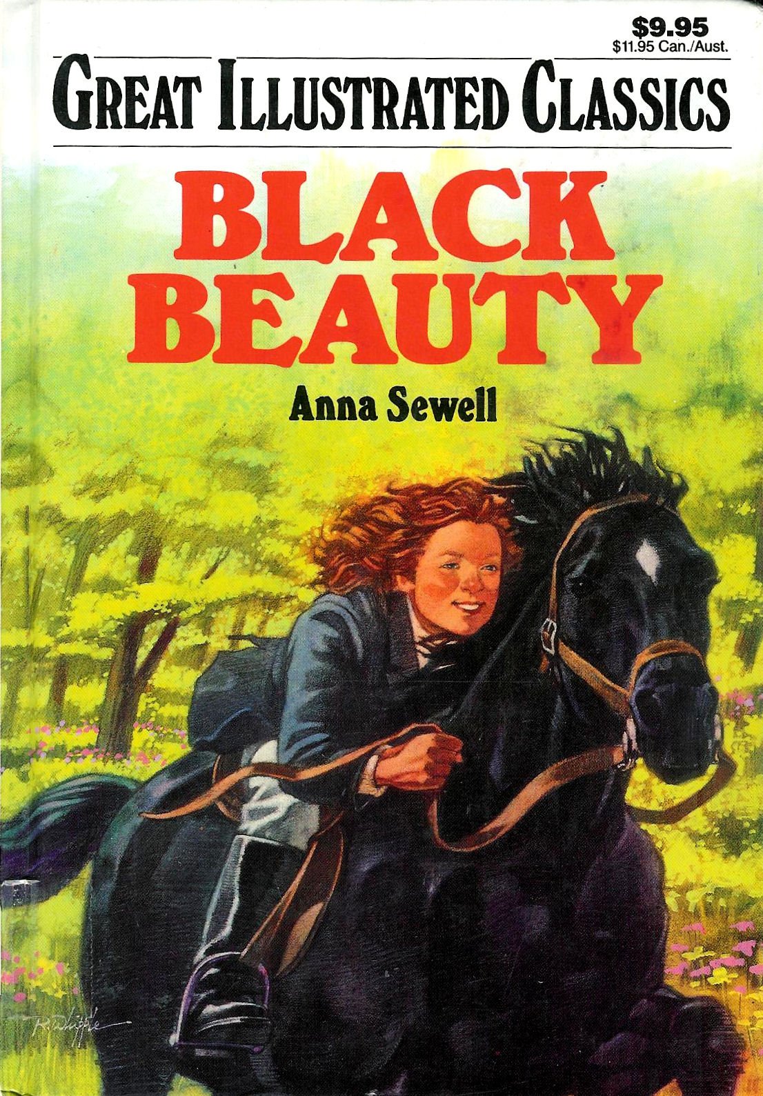 GREAT ILLUSTRATED CLASSICS - BLACK BEAUTY used book depot
