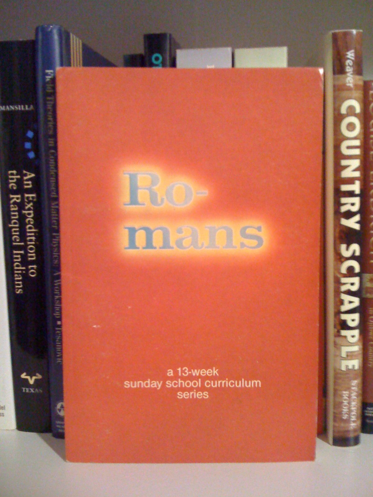 Romans: Teacher's Manual; a 13-week Sunday School Curriculum Series used book depot