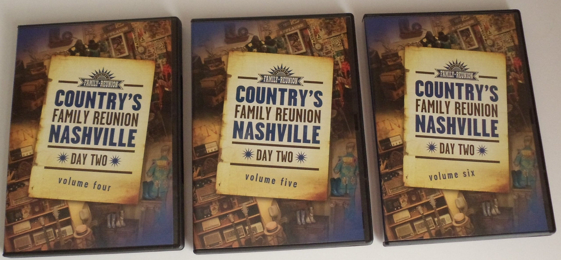 Country's Family Reunion Nashville Day Two Volume Four, Five and Six used book depot