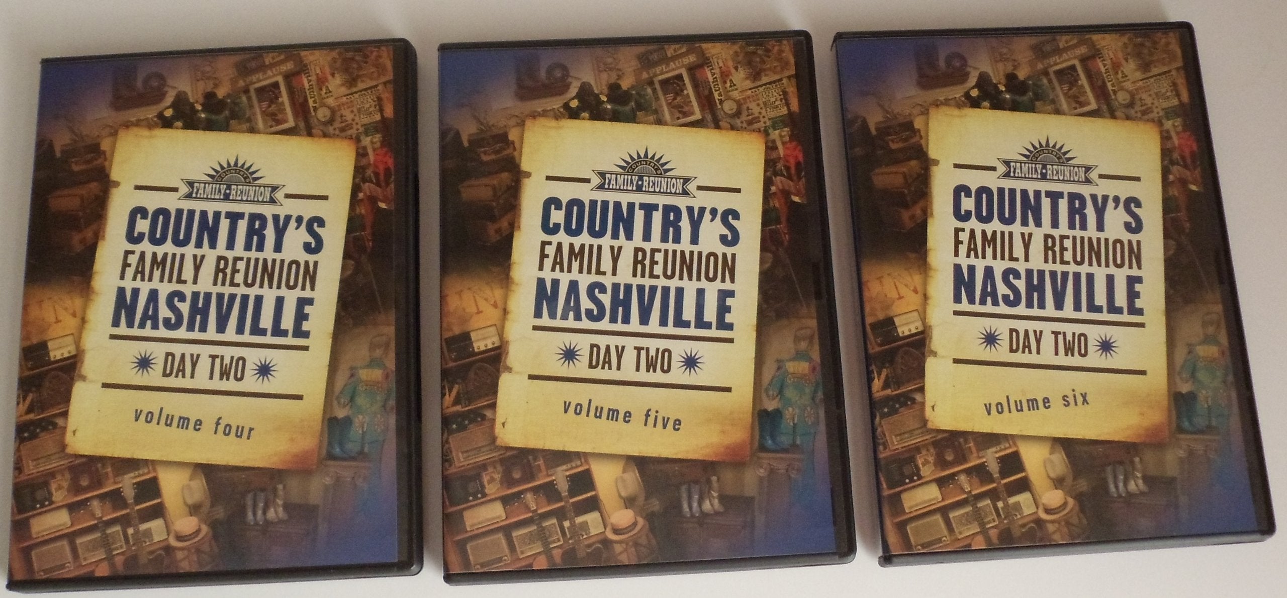 Country's Family Reunion Nashville Day Two Volume Four, Five and Six used book depot