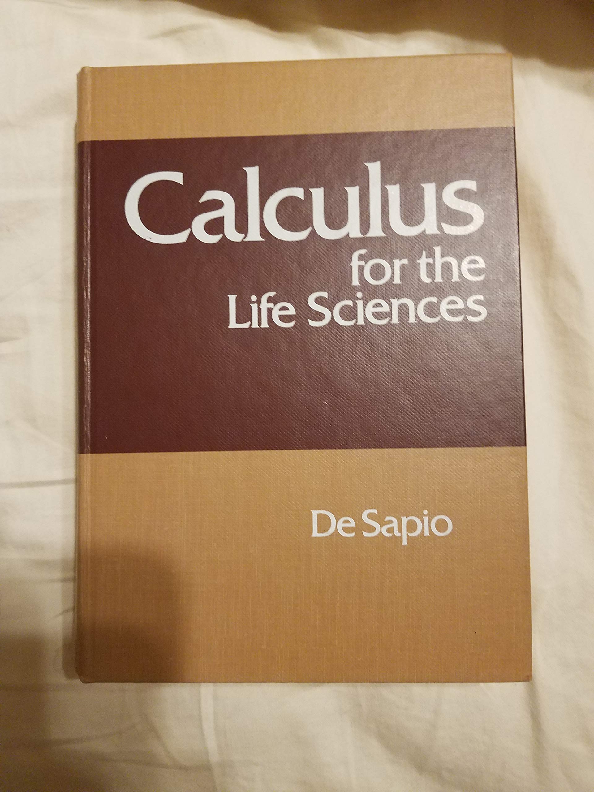 Calculus for the life sciences used book depot