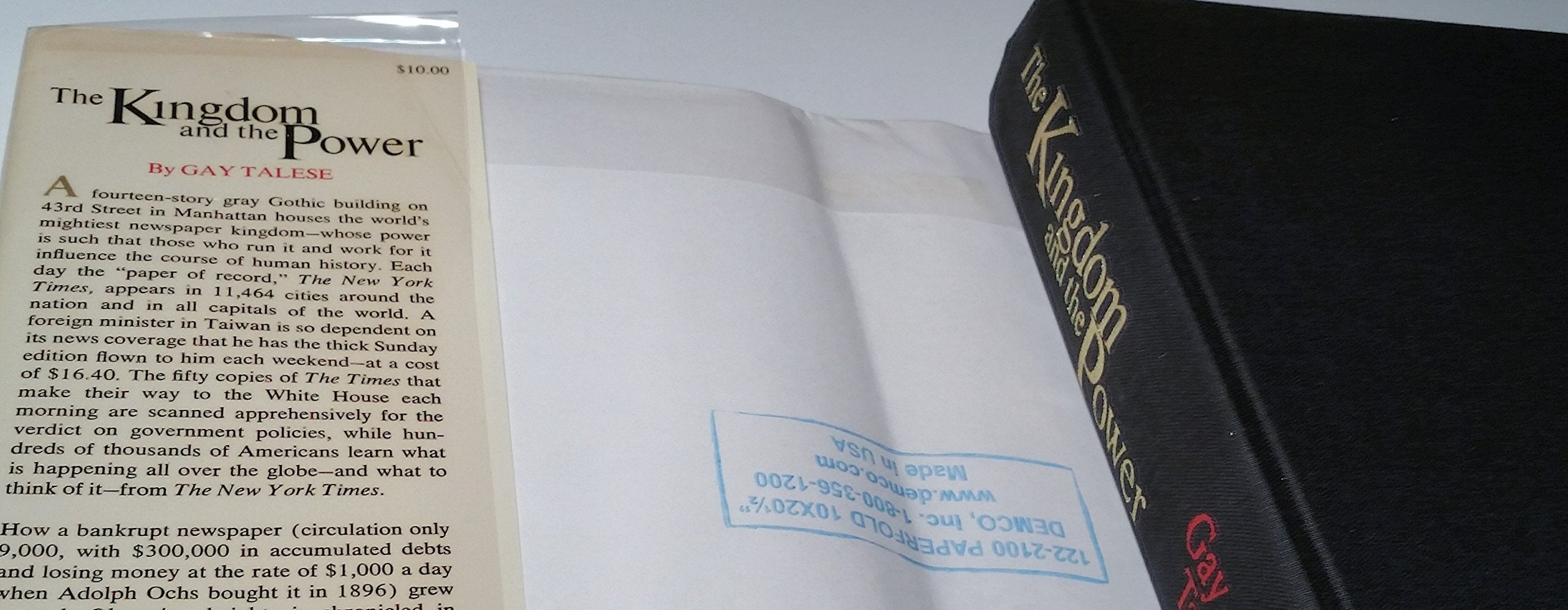 The Kingdom and the Power used book depot