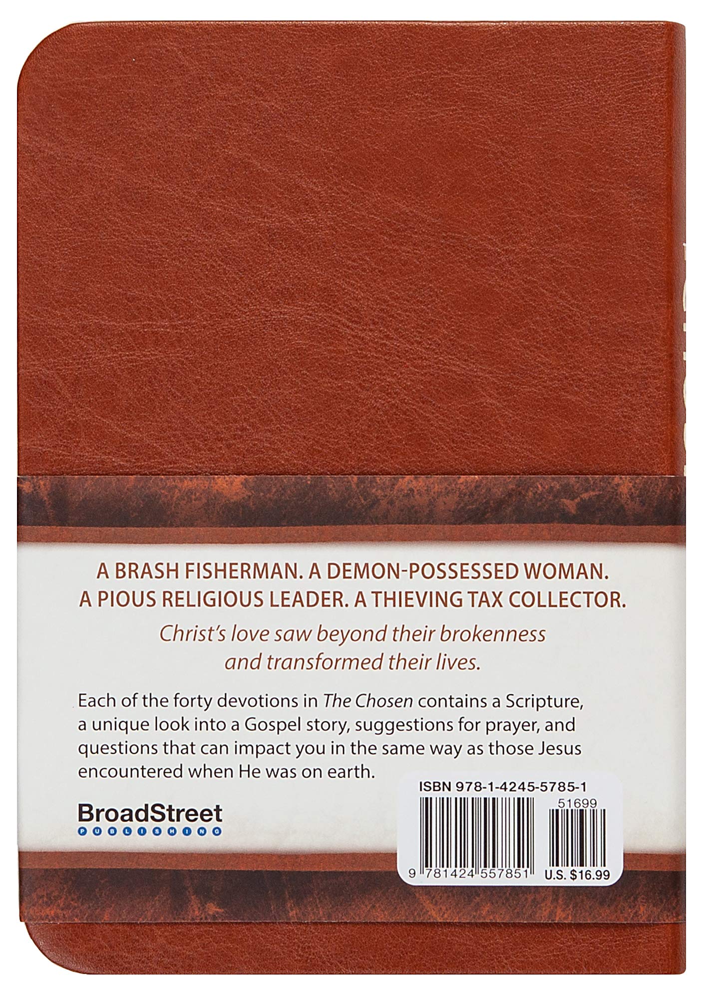 The Chosen: 40 Days with Jesus (Imitation Leather) – Impactful and Inspirational Devotional – Perfect Gift for Confirmation, Holidays, and More used book depot