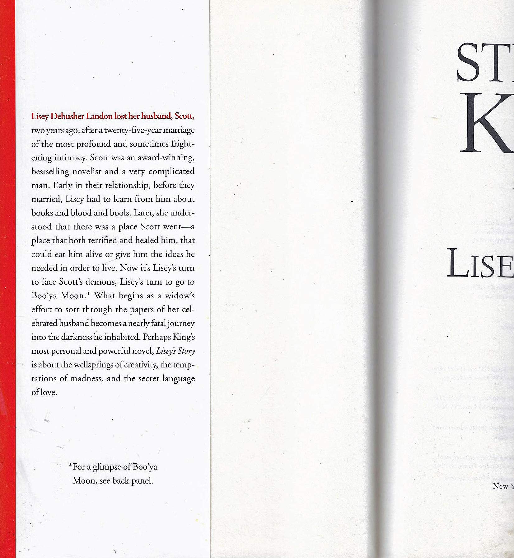 Lisey's Story used book depot