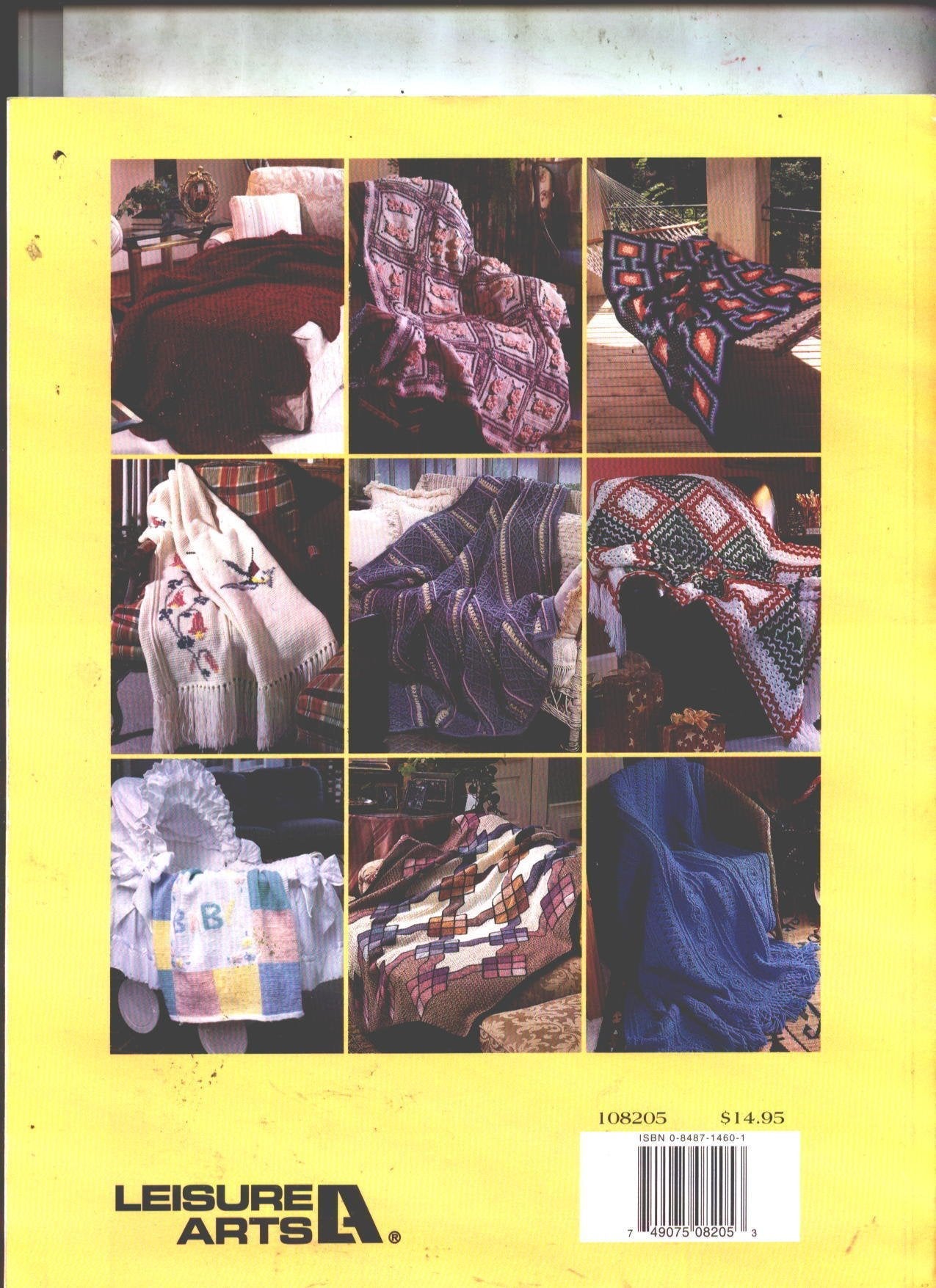 Herrschner's Blue-Ribbon Knit and Crochet Afghans used book depot