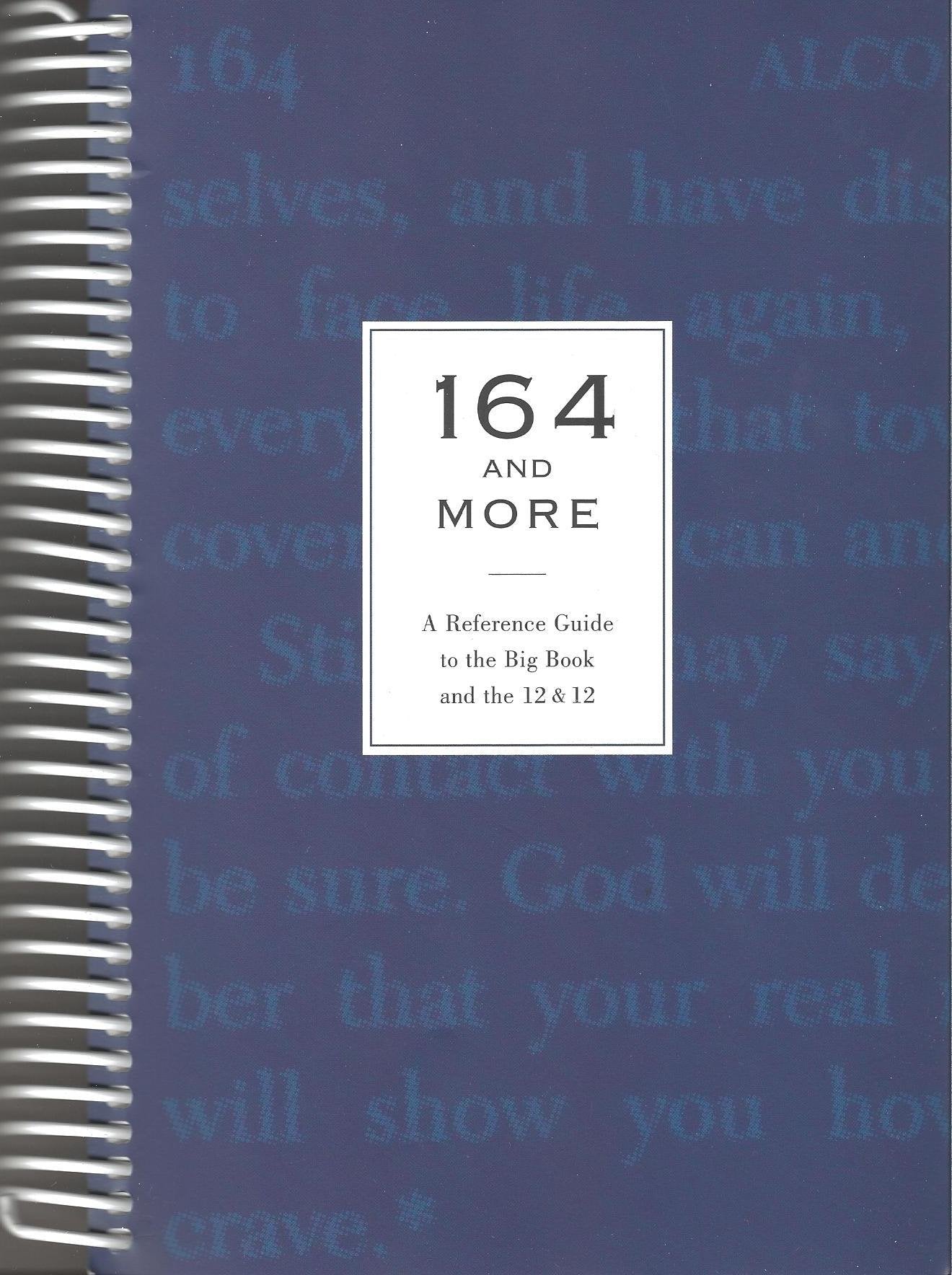 164 and More A Reference Guide to the Big Book and the 12 & 12 used book depot
