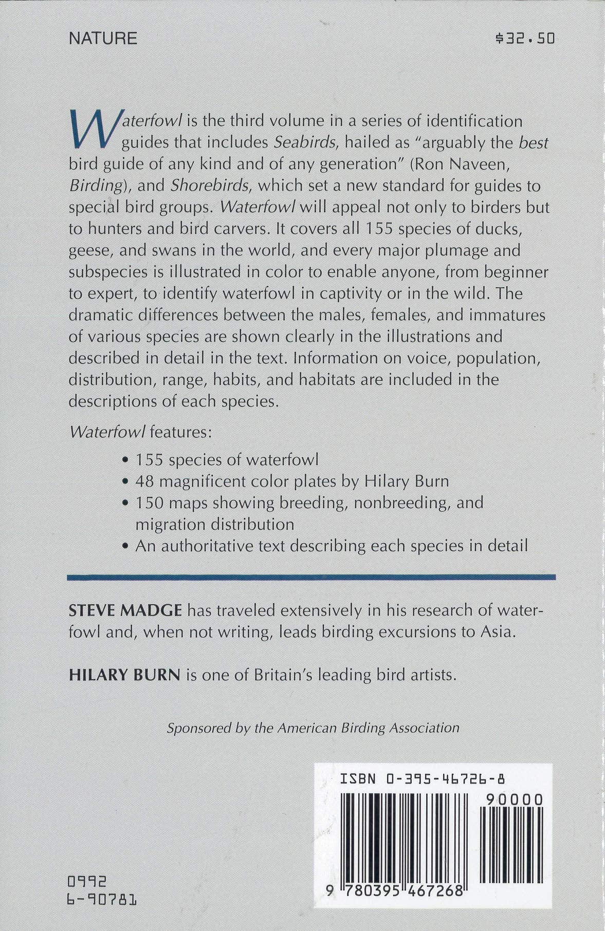 Waterfowl: An Identification Guide to the Ducks, Geese and Swans of the World used book depot