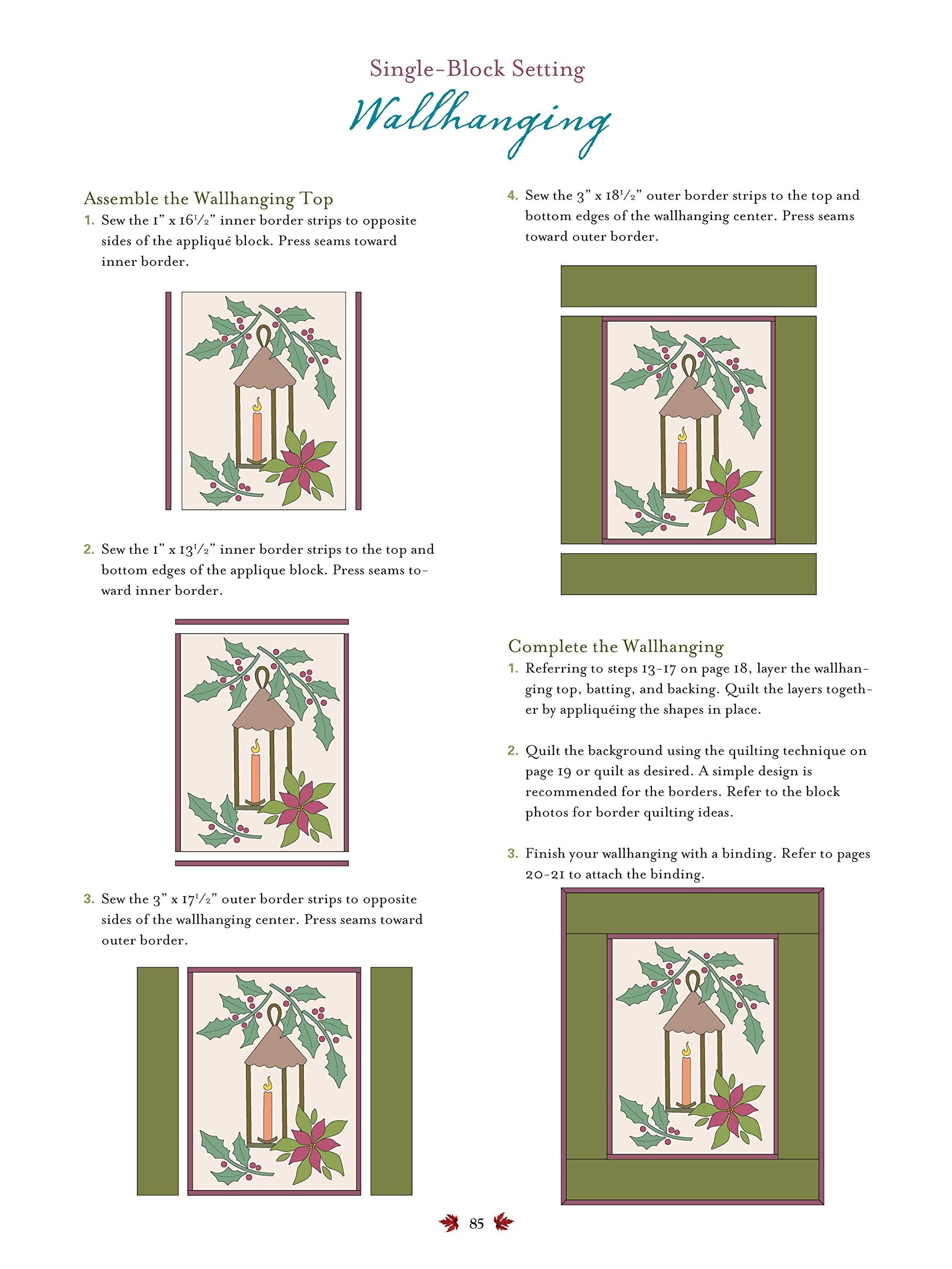 Seasonal Silhouettes: 12 Inspirational Quilt Blocks Featuring Raw Edge Applique (Landauer) Gorgeous Designs & Full-Size Patterns for Every Month of the Year, from Edyta Sitar of Laundry Baske used book depot