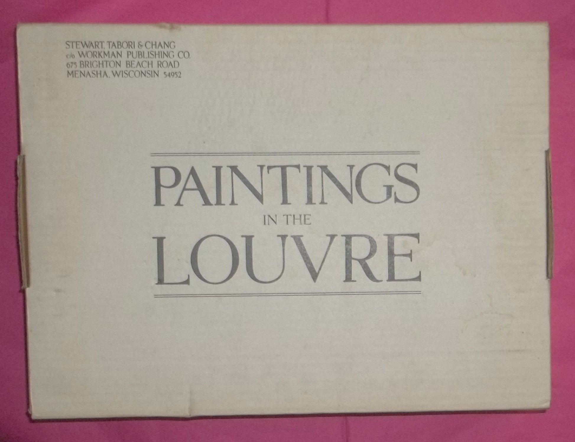 Paintings in the Louvre used book depot